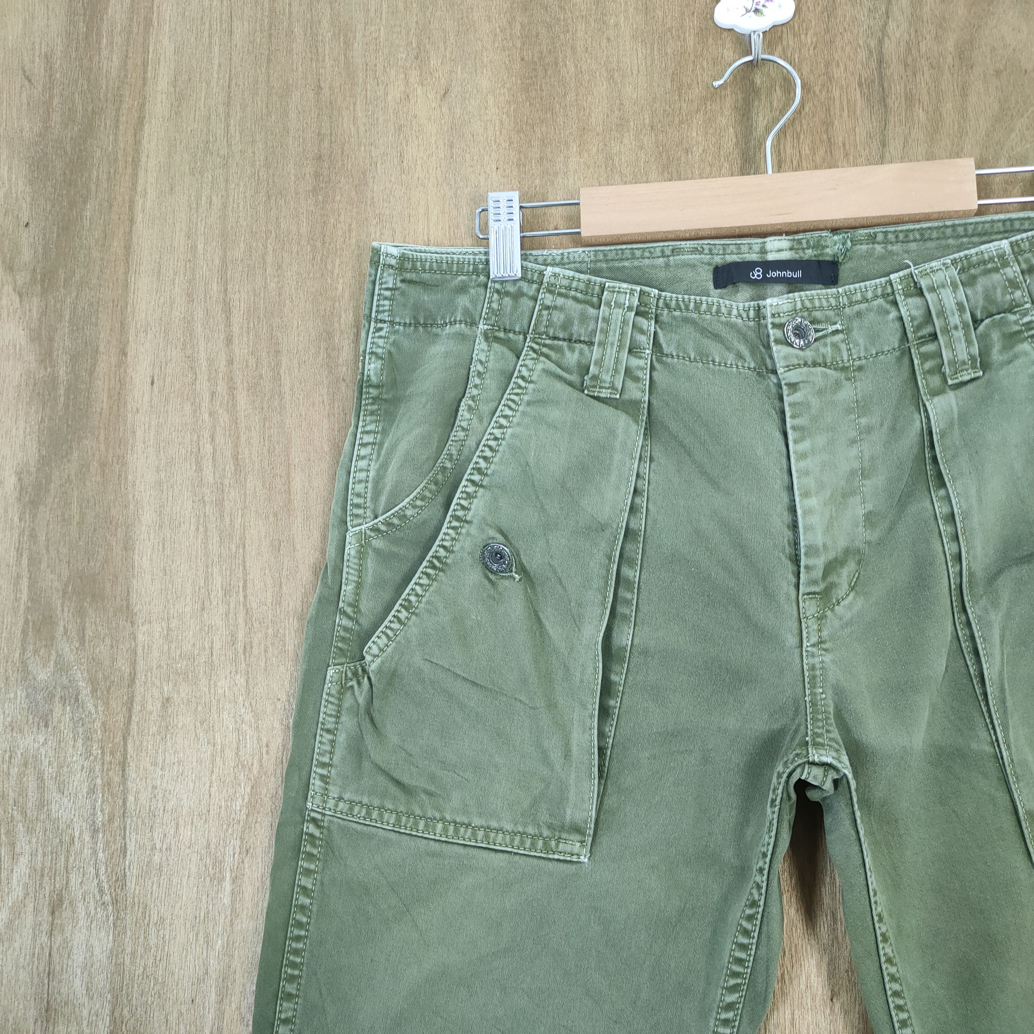 Japanese Brand VINTAGE JOHN BULL FADED CARGO PANTS Size US 34 / EU 50 - 6 Thumbnail