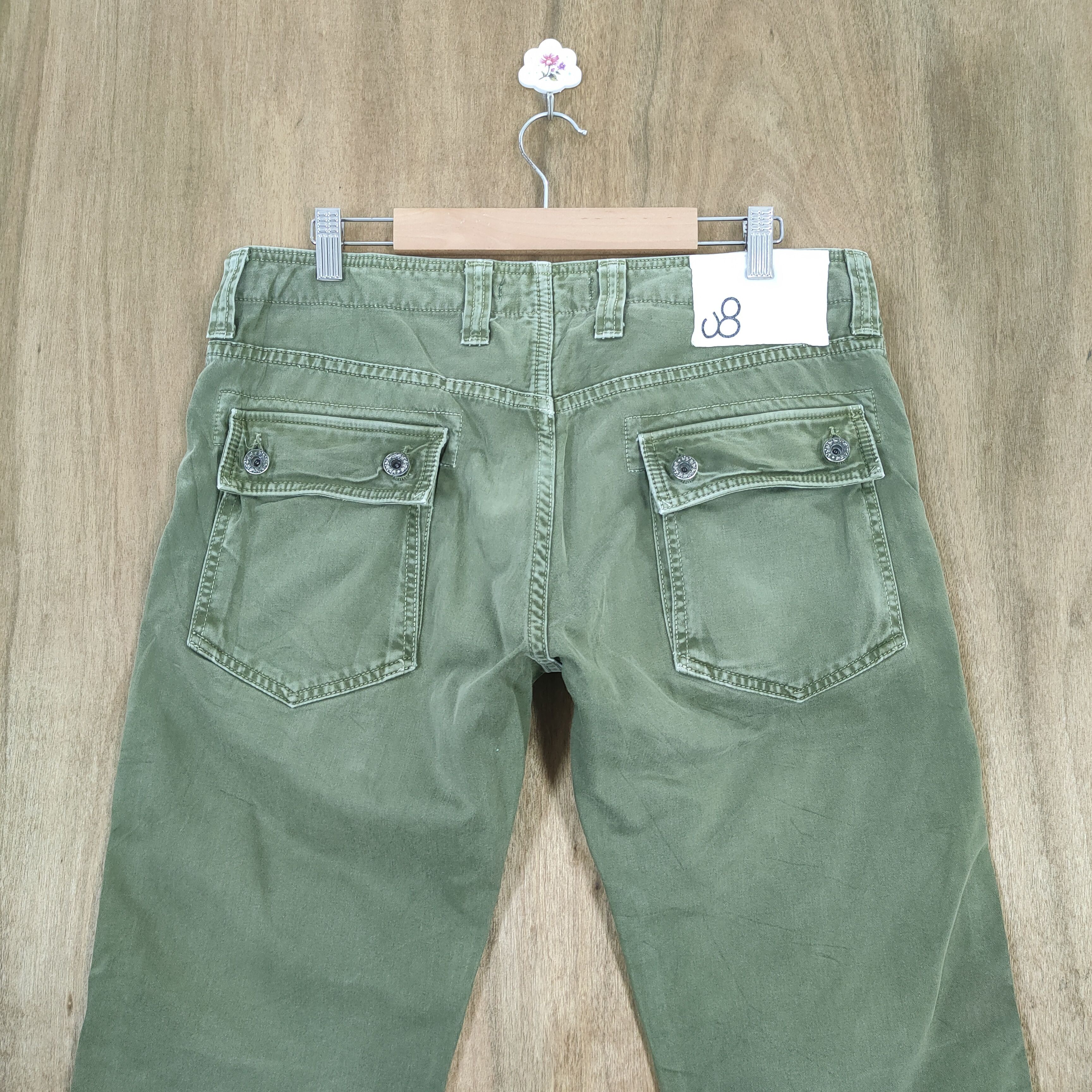 Japanese Brand VINTAGE JOHN BULL FADED CARGO PANTS Size US 34 / EU 50 - 10 Thumbnail