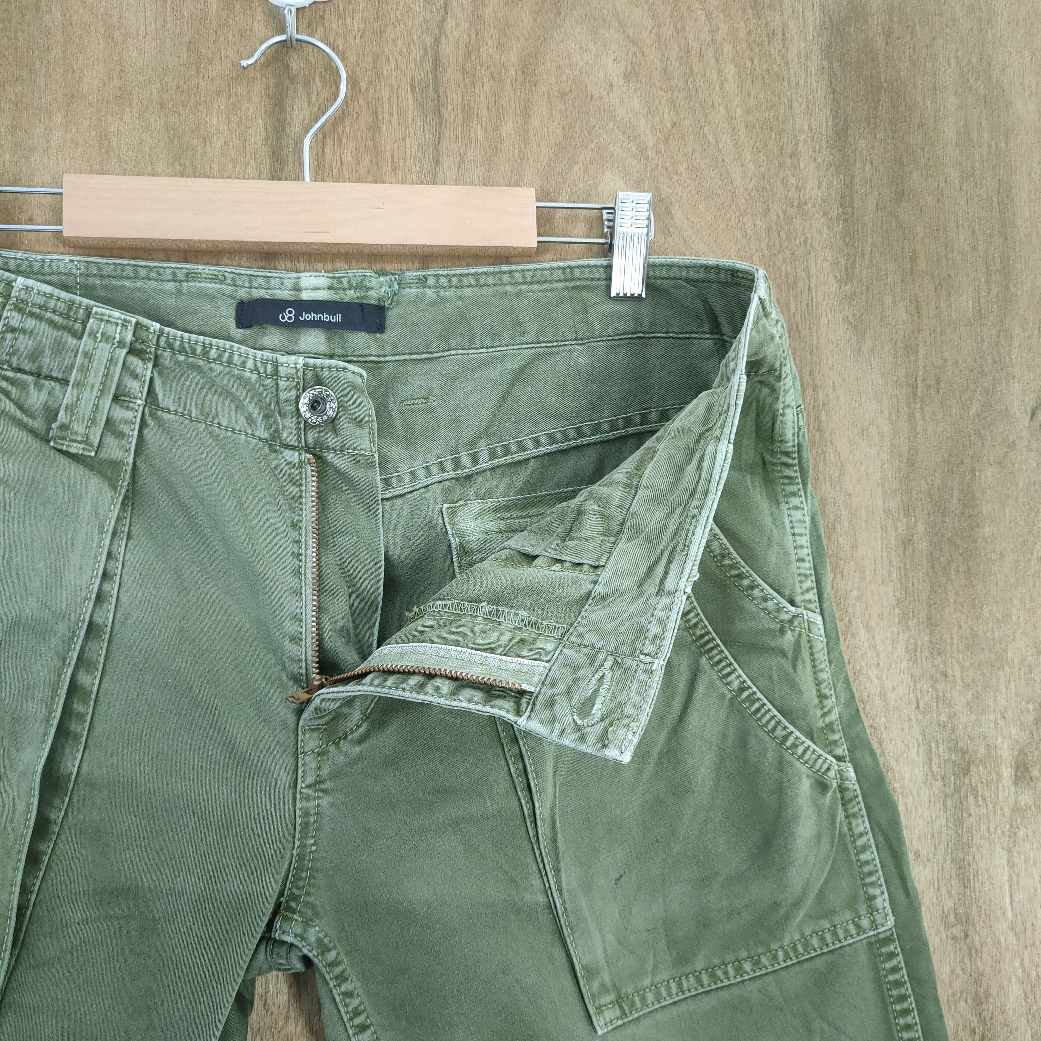 Japanese Brand VINTAGE JOHN BULL FADED CARGO PANTS Size US 34 / EU 50 - 14 Thumbnail