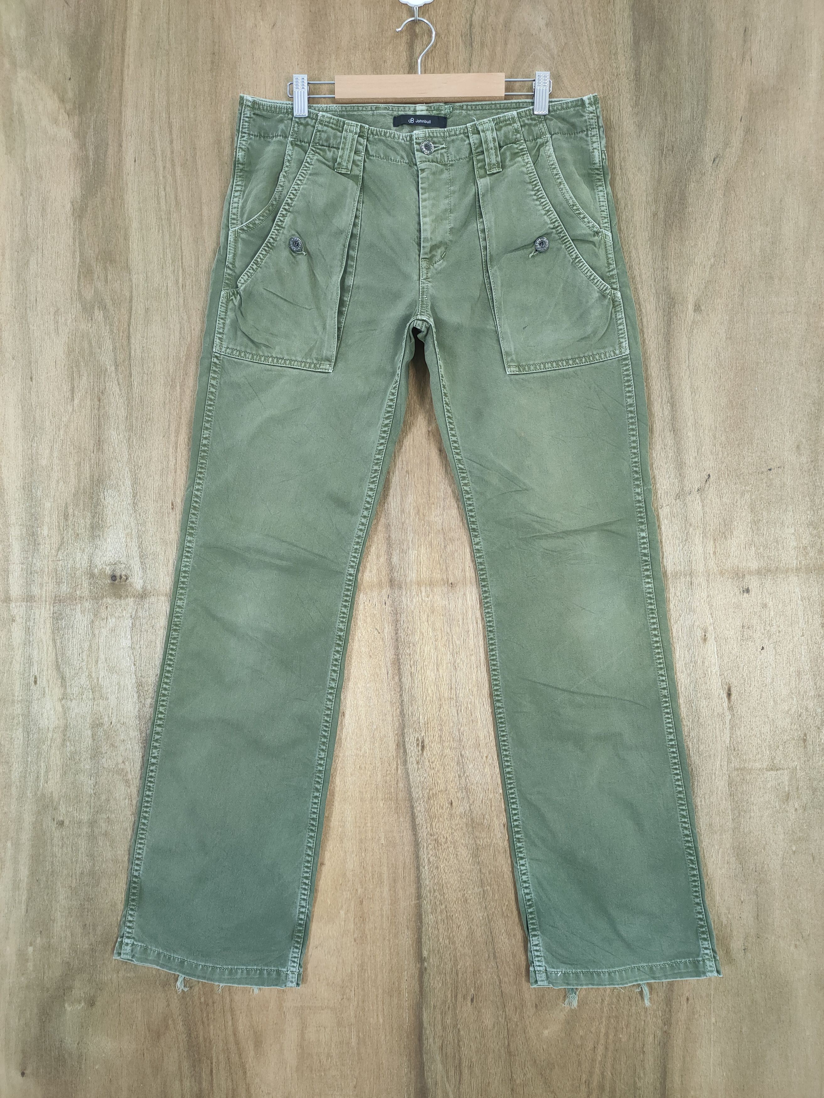Japanese Brand VINTAGE JOHN BULL FADED CARGO PANTS Size US 34 / EU 50 - 1 Thumbnail