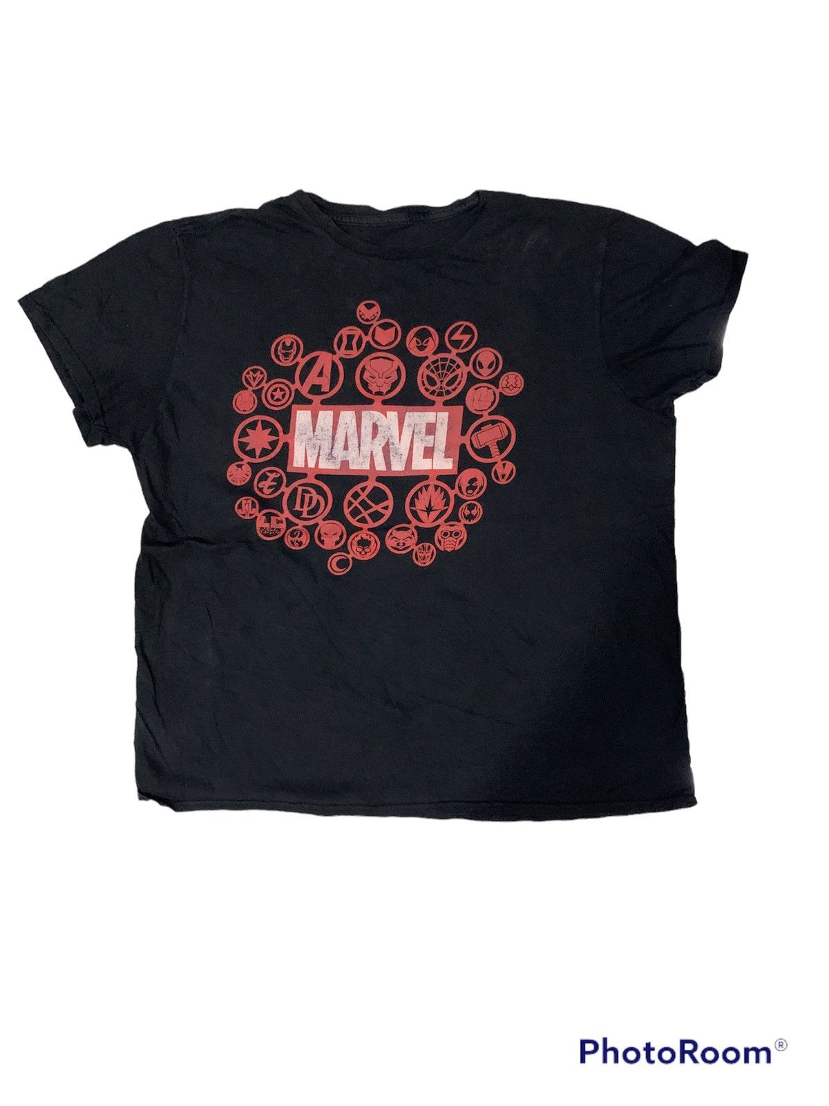 image of Marvel Comics Marvel Vd18 in Black, Men's (Size XL)