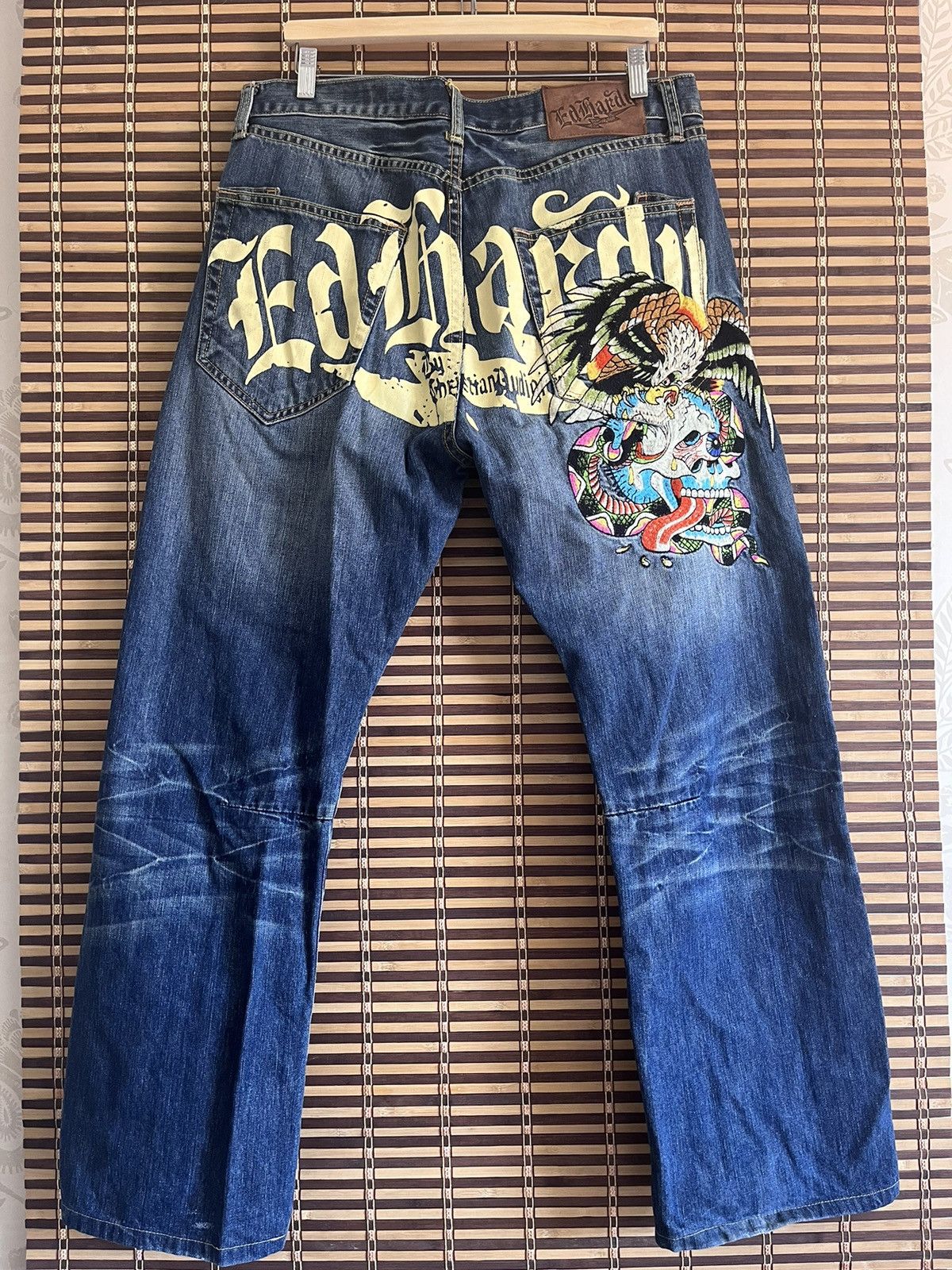 Christian Audigier Steals Ed Hardy Christian Audigier Big Logo Skulls Size US 36 / EU 52 - 23 Thumbnail
