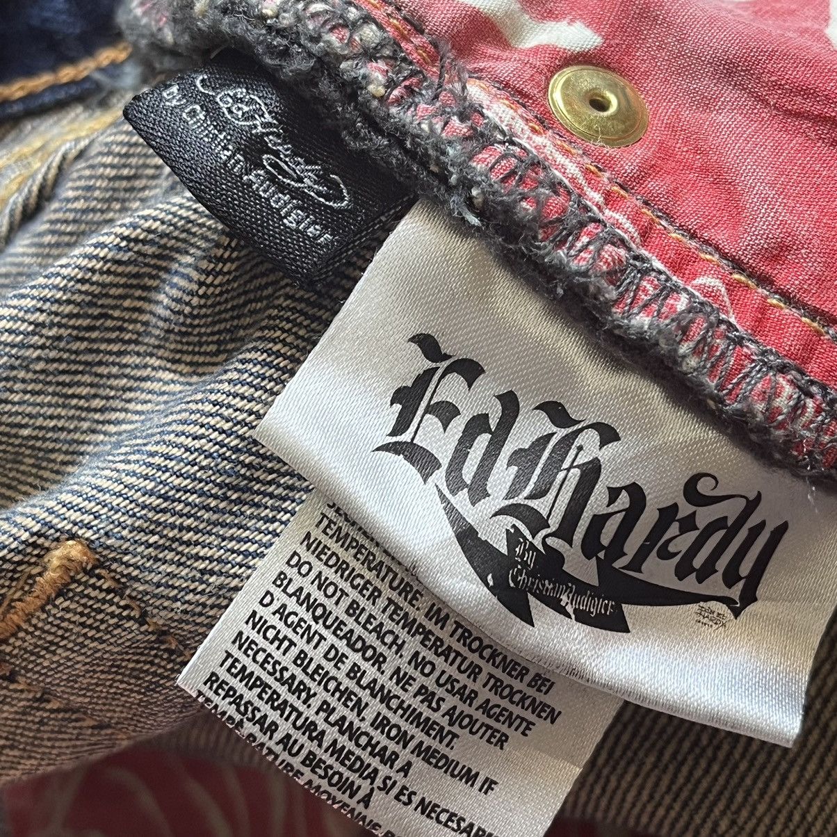 Christian Audigier Steals Ed Hardy Christian Audigier Big Logo Skulls Size US 36 / EU 52 - 5 Thumbnail