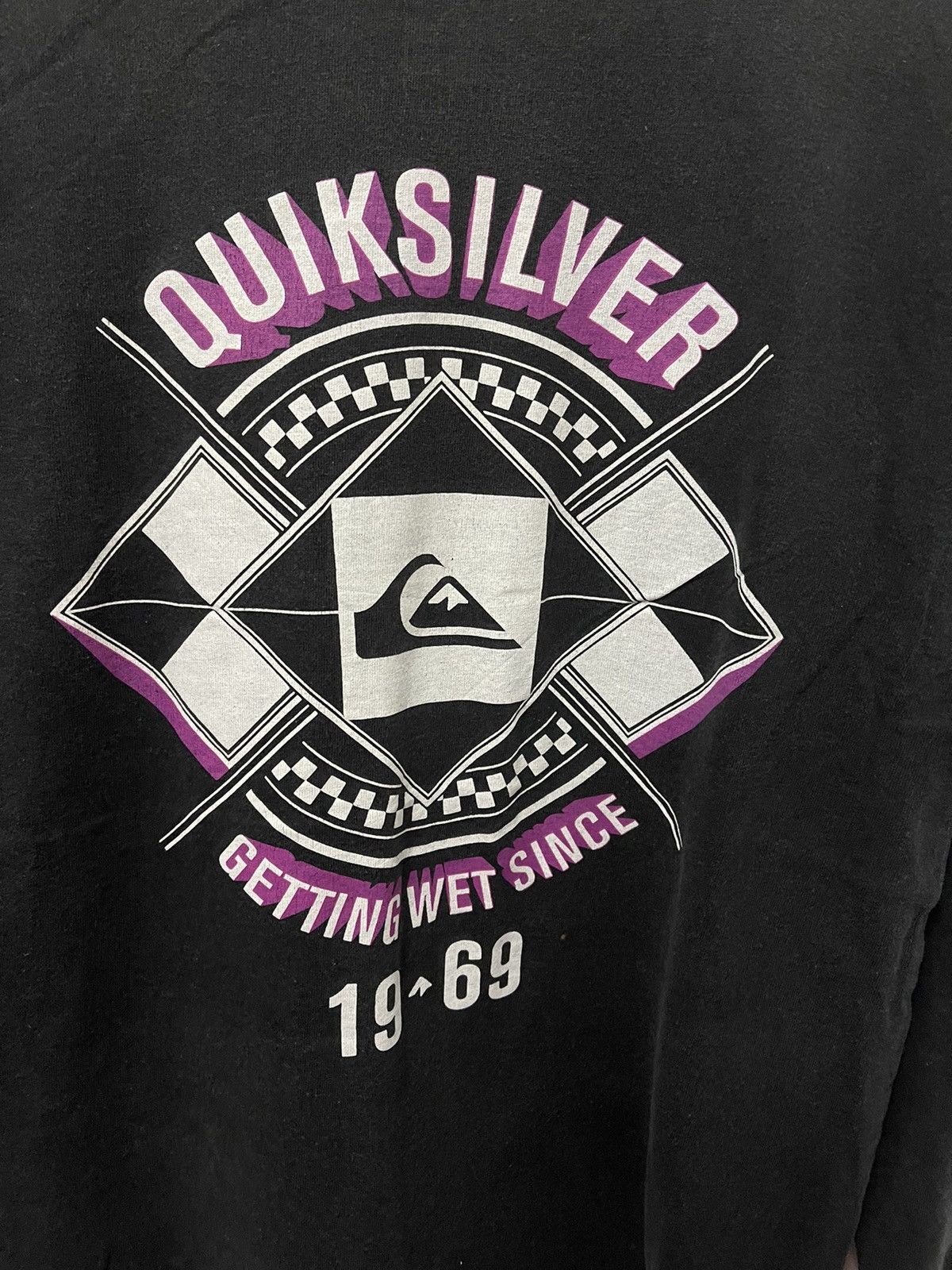 Japanese Brand × Quiksilver × Vintage Vintage Quiksilver Spell Out Printed Crewneck Longsleeve Size US S / EU 44-46 / 1 - 2 Thumbnail