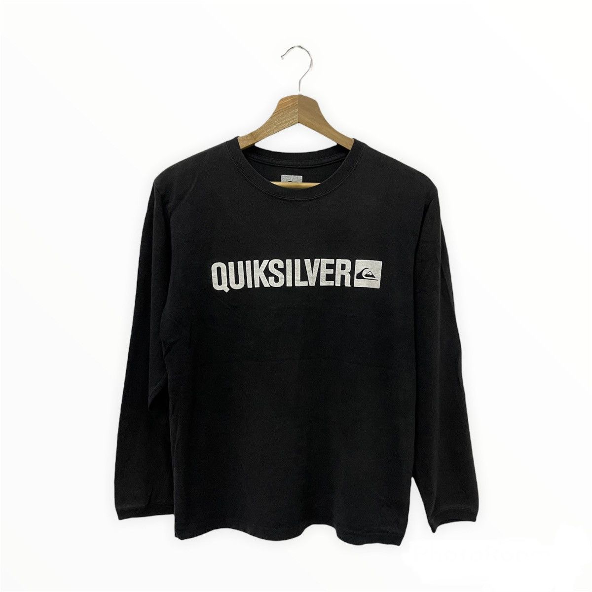 Japanese Brand × Quiksilver × Vintage Vintage Quiksilver Spell Out Printed Crewneck Longsleeve Size US S / EU 44-46 / 1 - 3 Thumbnail
