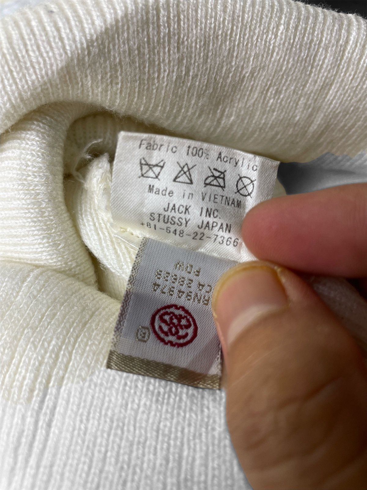 Stussy Stussy Big Logo Embroidery Beanie Hat Size ONE SIZE - 5 Thumbnail