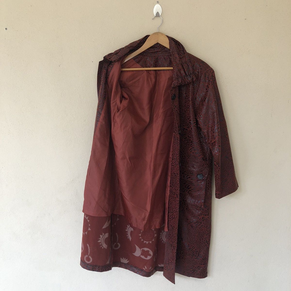 Japanese Brand RARE DESIGN TIGER RED STRIPE LONG JACKET INSPIRED RICK OWENS Size US M / EU 48-50 / 2 - 8 Thumbnail