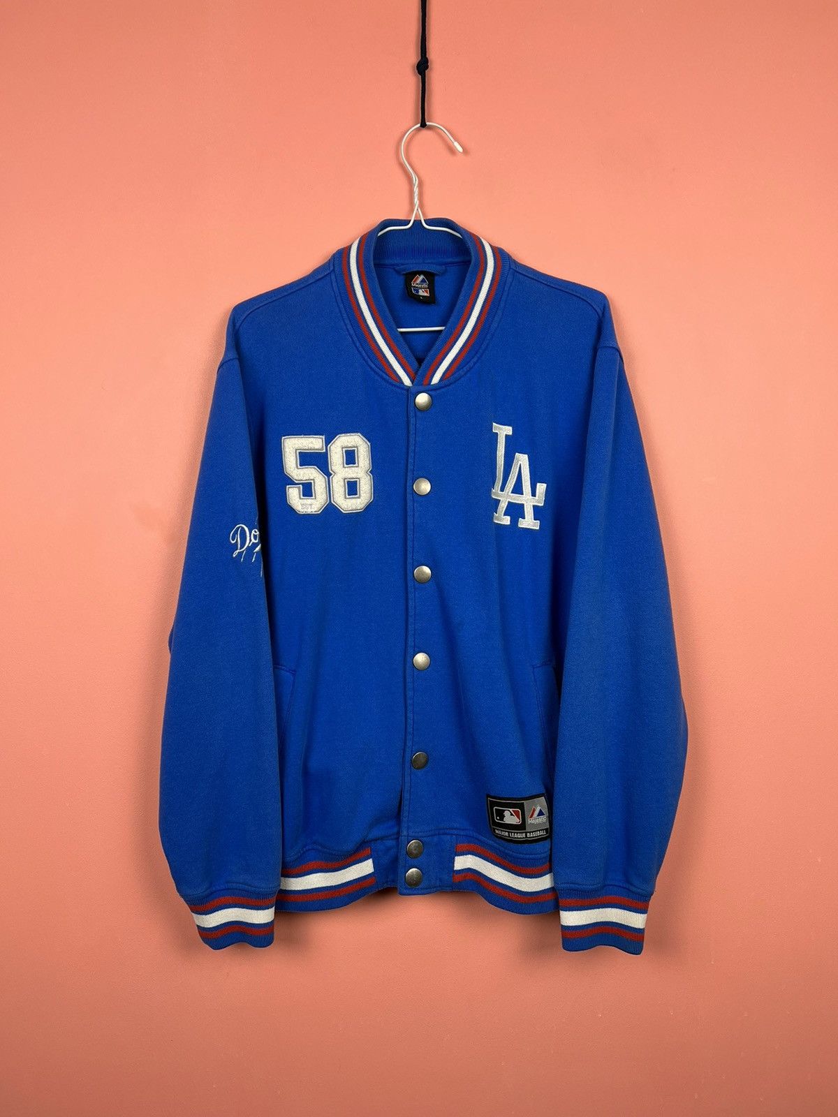 Majestic La dodgers varsity jacket majestic baseball | Grailed