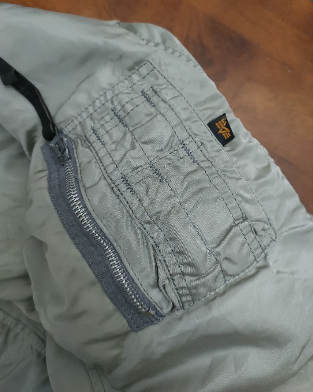 Alpha Industries Vintage Alpha Industries Hoodie Bomber jacket Size US M / EU 48-50 / 2 - 9 Thumbnail