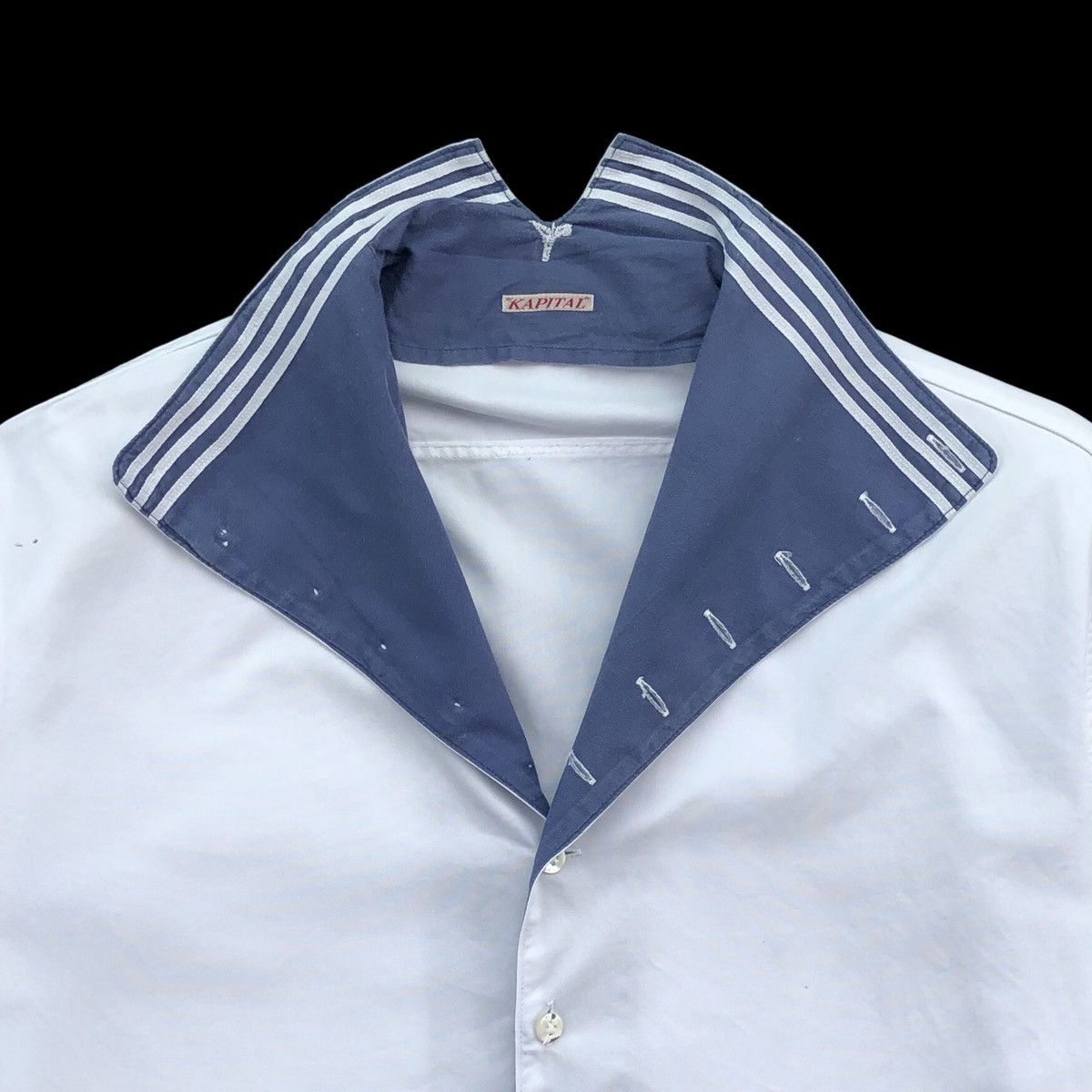 Kapital Kapital Shawl Collar Button Up Shirt Size US XL / EU 56 / 4 - 5 Thumbnail