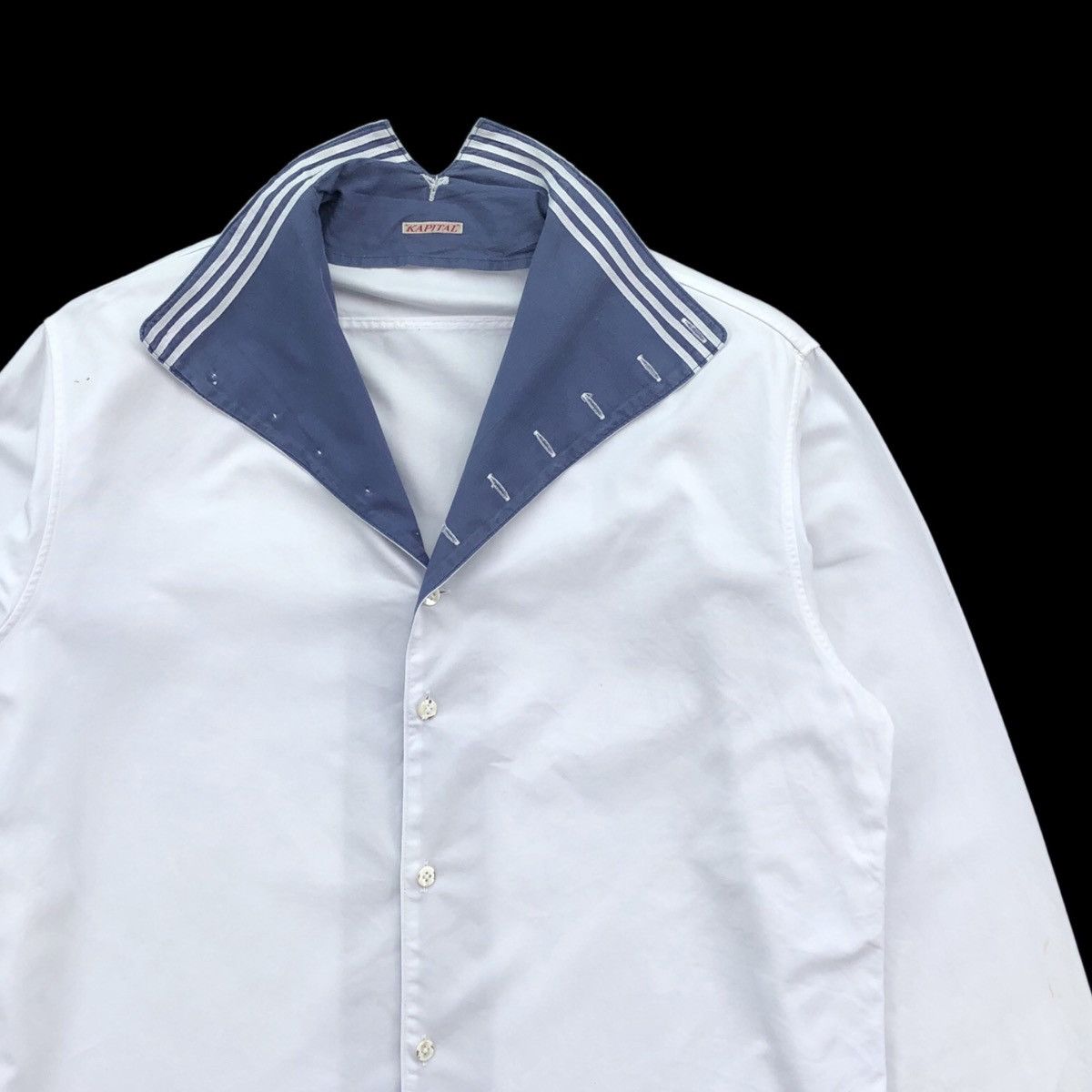 Kapital Kapital Shawl Collar Button Up Shirt Size US XL / EU 56 / 4 - 4 Thumbnail