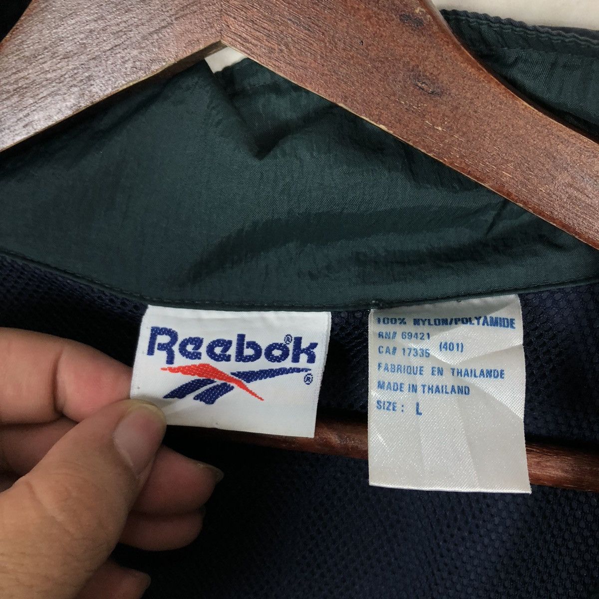 Reebok VINTAGE REEBOK WINDBREAKER SMALL LOGO Size US L / EU 52-54 / 3 - 10 Thumbnail
