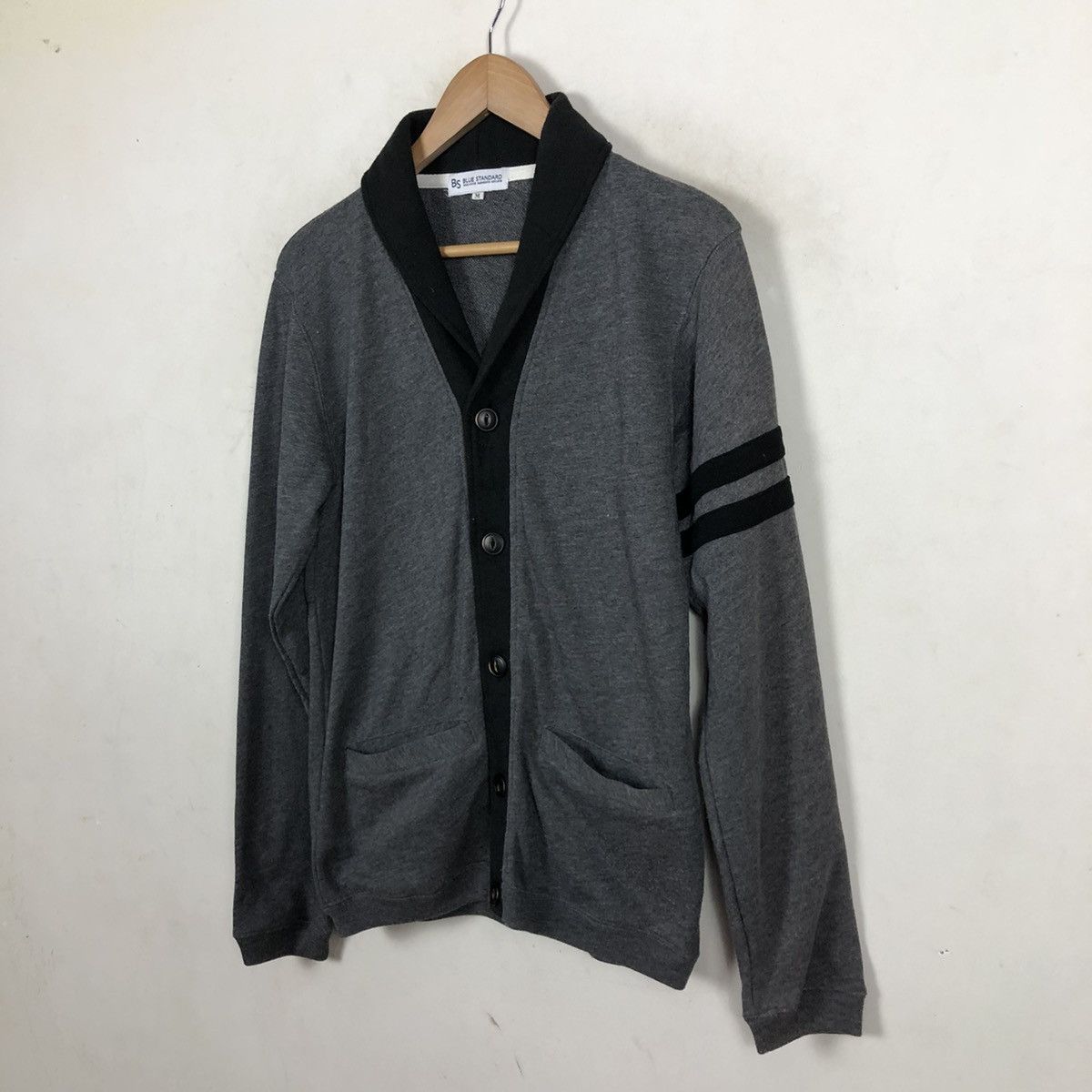 Japanese Brand BLUE STANDARD LIGHT CARDIGAN Size US M / EU 48-50 / 2 - 2 Thumbnail