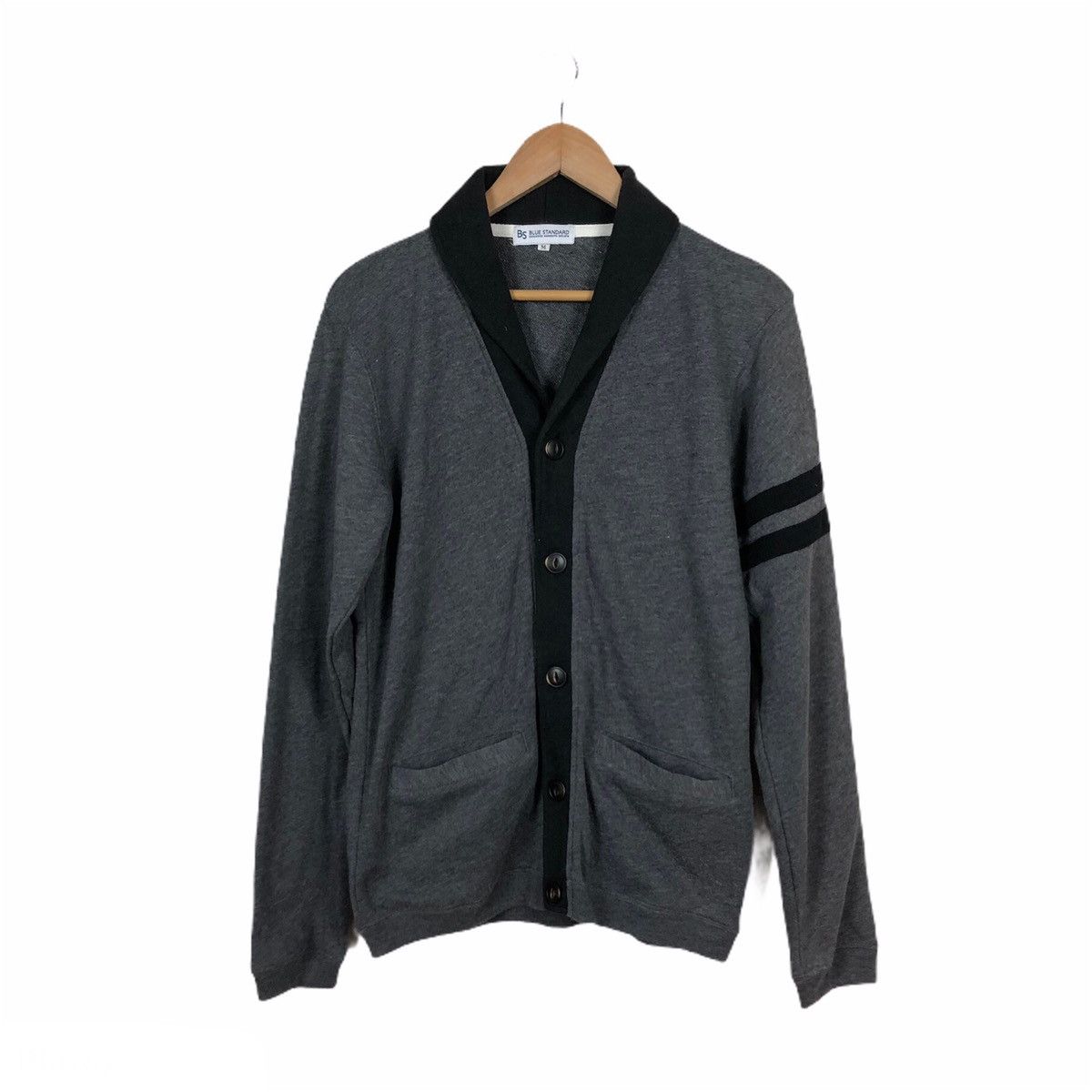 Japanese Brand BLUE STANDARD LIGHT CARDIGAN Size US M / EU 48-50 / 2 - 1 Thumbnail