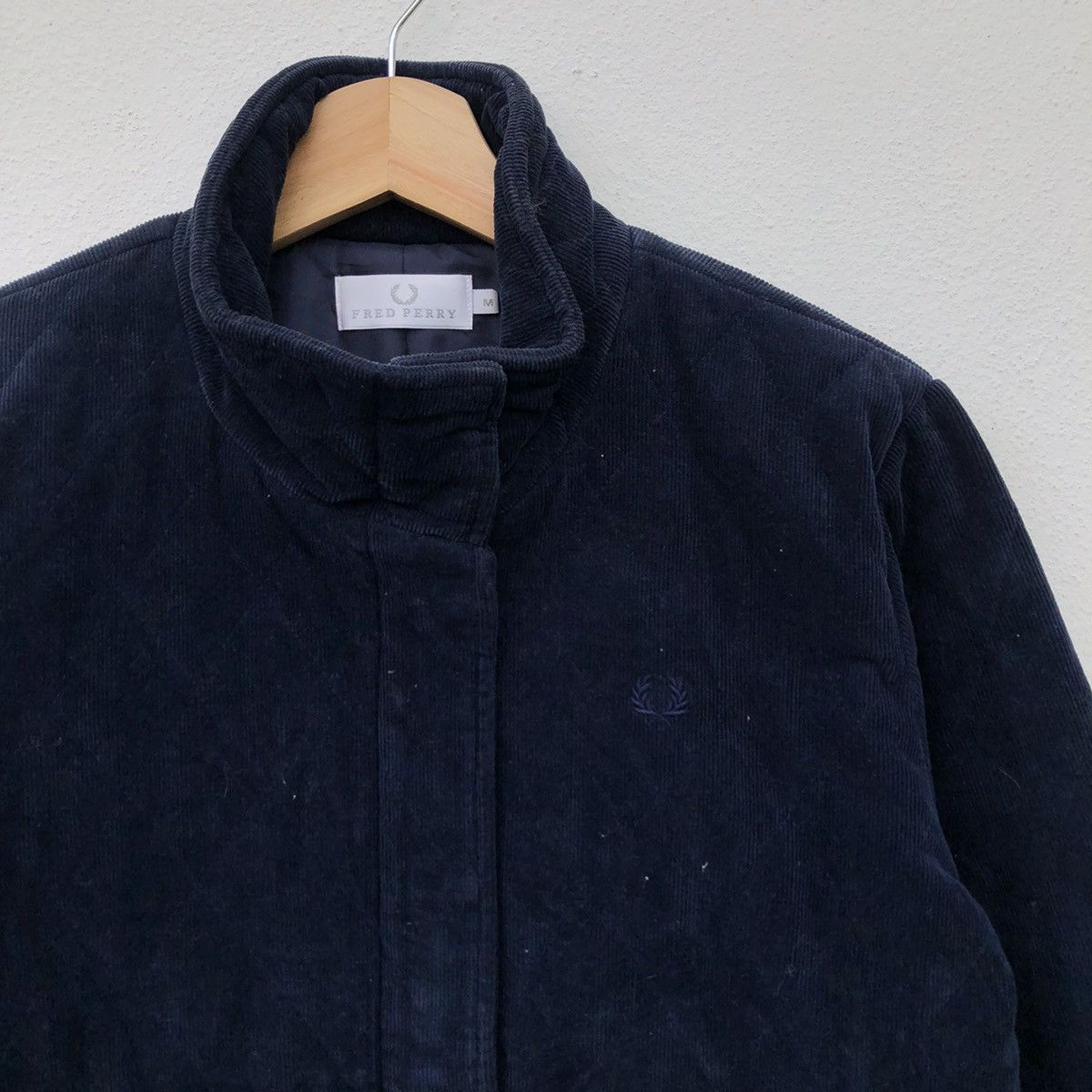 Fred Perry × Japanese Brand FRED PERRY QUILTED BUTTON JACKET SMALL LOGO Size US M / EU 48-50 / 2 - 3 Thumbnail