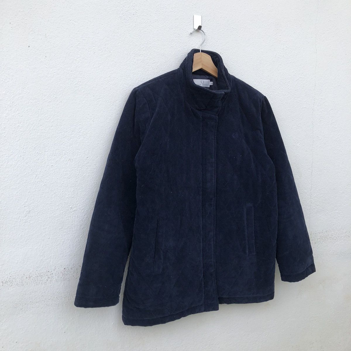 Fred Perry × Japanese Brand FRED PERRY QUILTED BUTTON JACKET SMALL LOGO Size US M / EU 48-50 / 2 - 2 Thumbnail