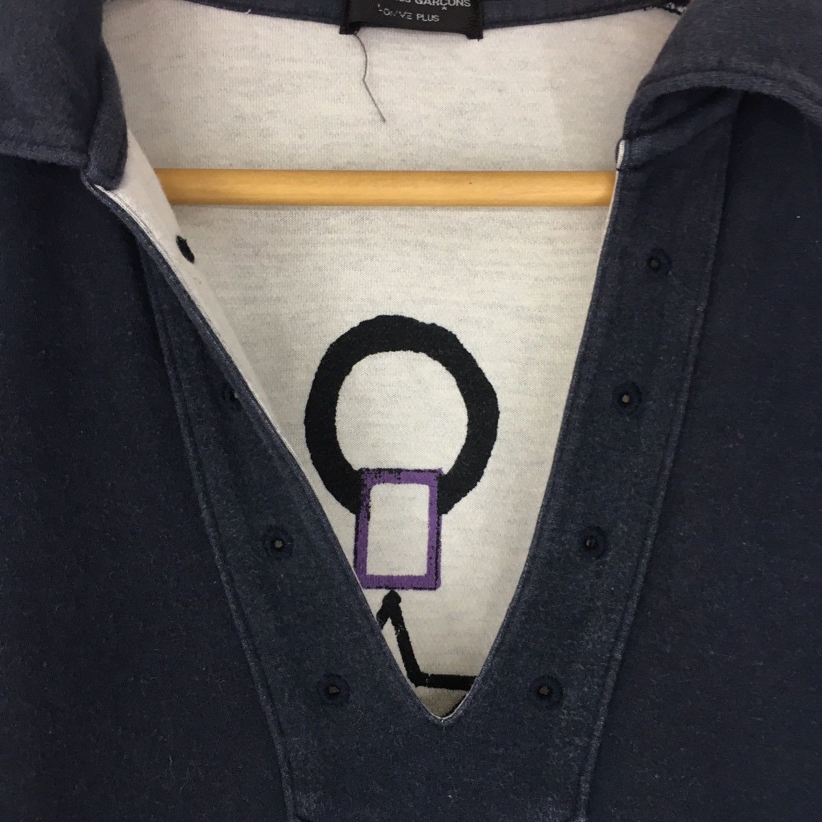 Comme des Garcons × Japanese Brand × Junya Watanabe Comme des garçons reversible polo tees Size US S / EU 44-46 / 1 - 5 Thumbnail