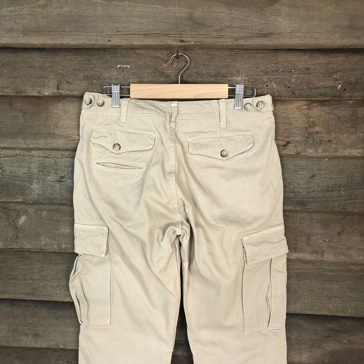 East Harbour Surplus DLL East Harbour Surplus Cream Cargo Multipocket Pants #1363 Size US 30 / EU 46 - 10 Thumbnail