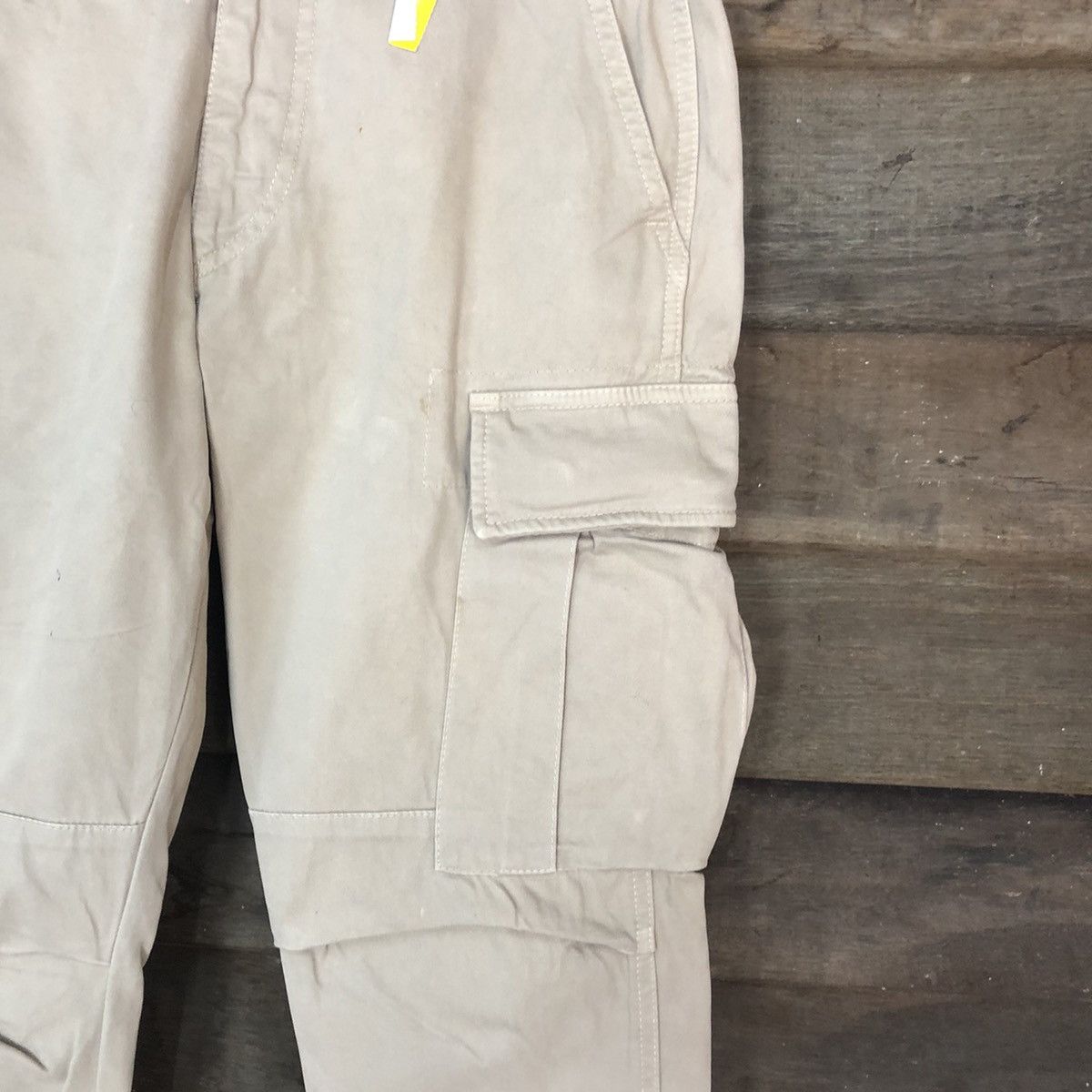 East Harbour Surplus DLL East Harbour Surplus Cream Cargo Multipocket Pants #1363 Size US 30 / EU 46 - 5 Thumbnail