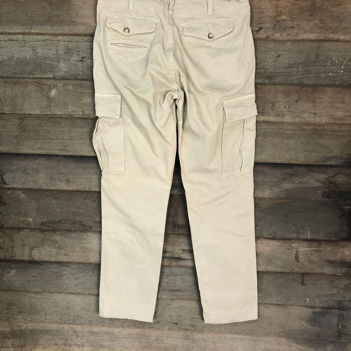East Harbour Surplus DLL East Harbour Surplus Cream Cargo Multipocket Pants #1363 Size US 30 / EU 46 - 11 Thumbnail