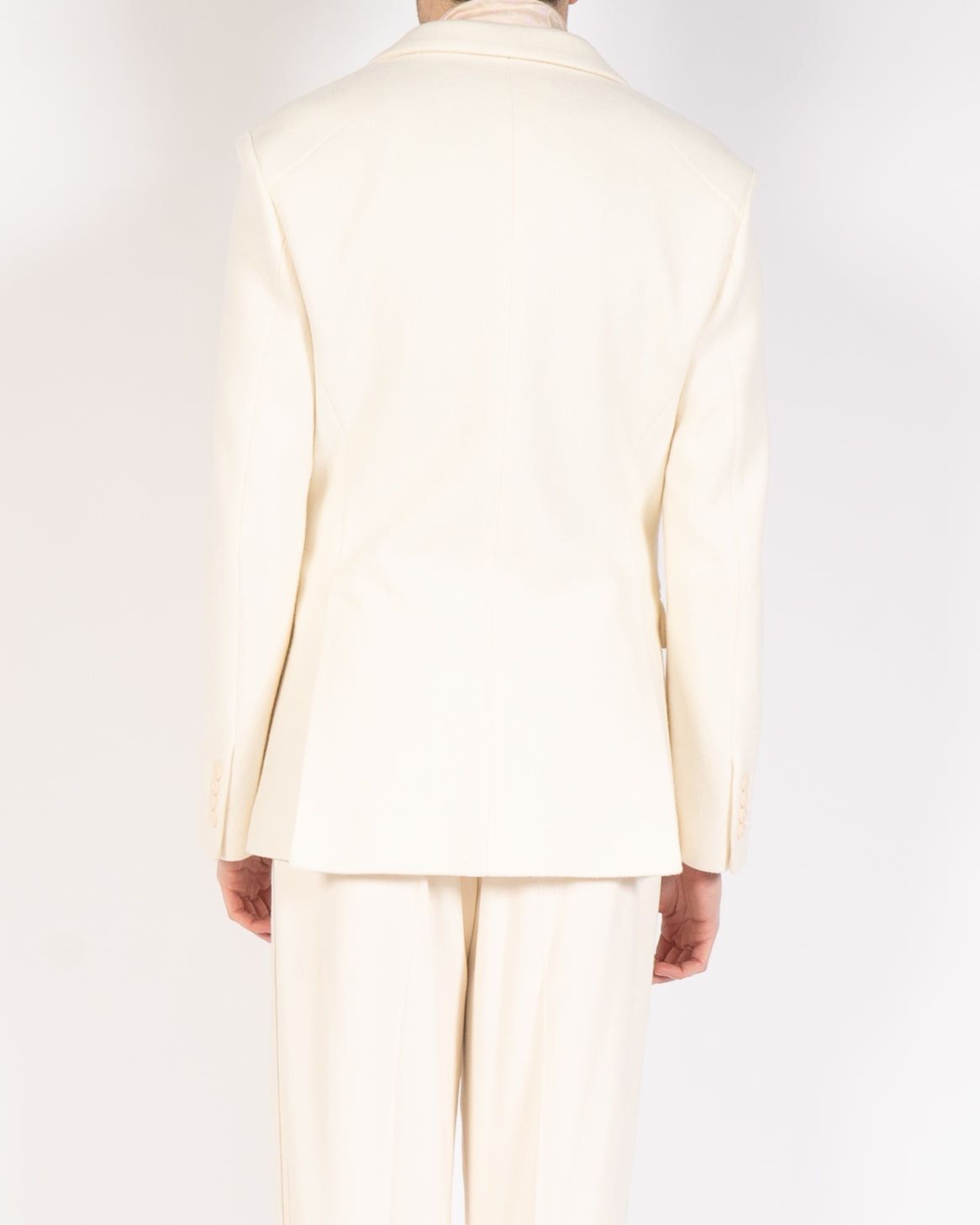 Haider Ackermann FW20 Ivory Wool Classic Blazer Size US M / EU 48-50 / 2 - 5 Thumbnail