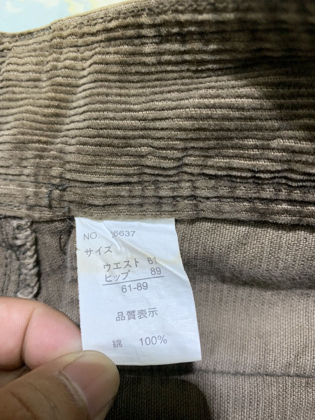 Japanese Brand Extra unclebob flare/wideleg tactical bondage corduroy pants Size 26" / US 2 / IT 38 - 8 Thumbnail