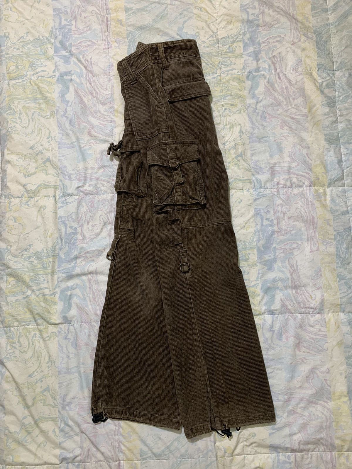Japanese Brand Extra unclebob flare/wideleg tactical bondage corduroy pants Size 26" / US 2 / IT 38 - 5 Thumbnail