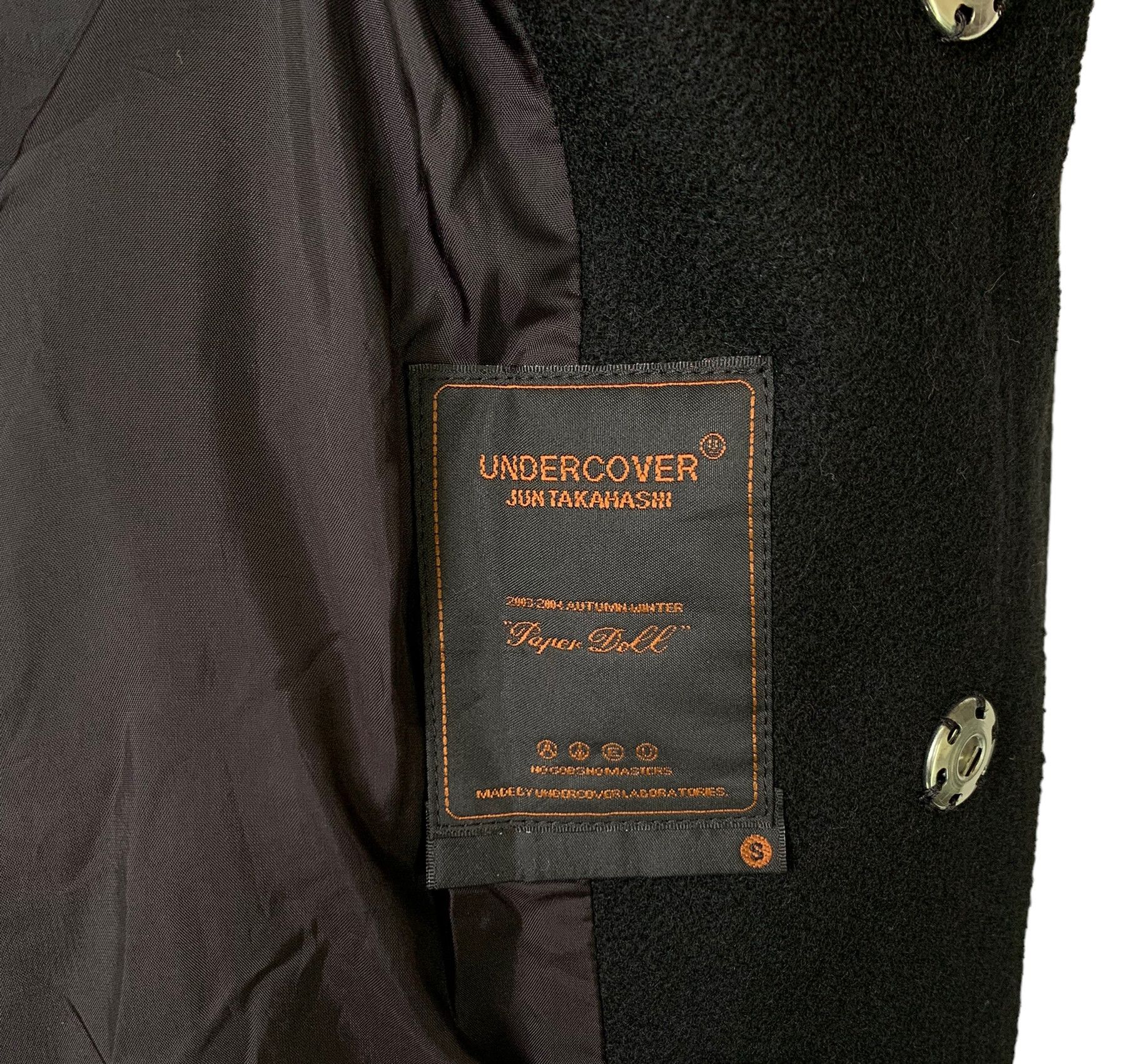 Designer × Undercover AW03 Undercover paper doll wool coat Size M / US 6-8 / IT 42-44 - 9 Thumbnail