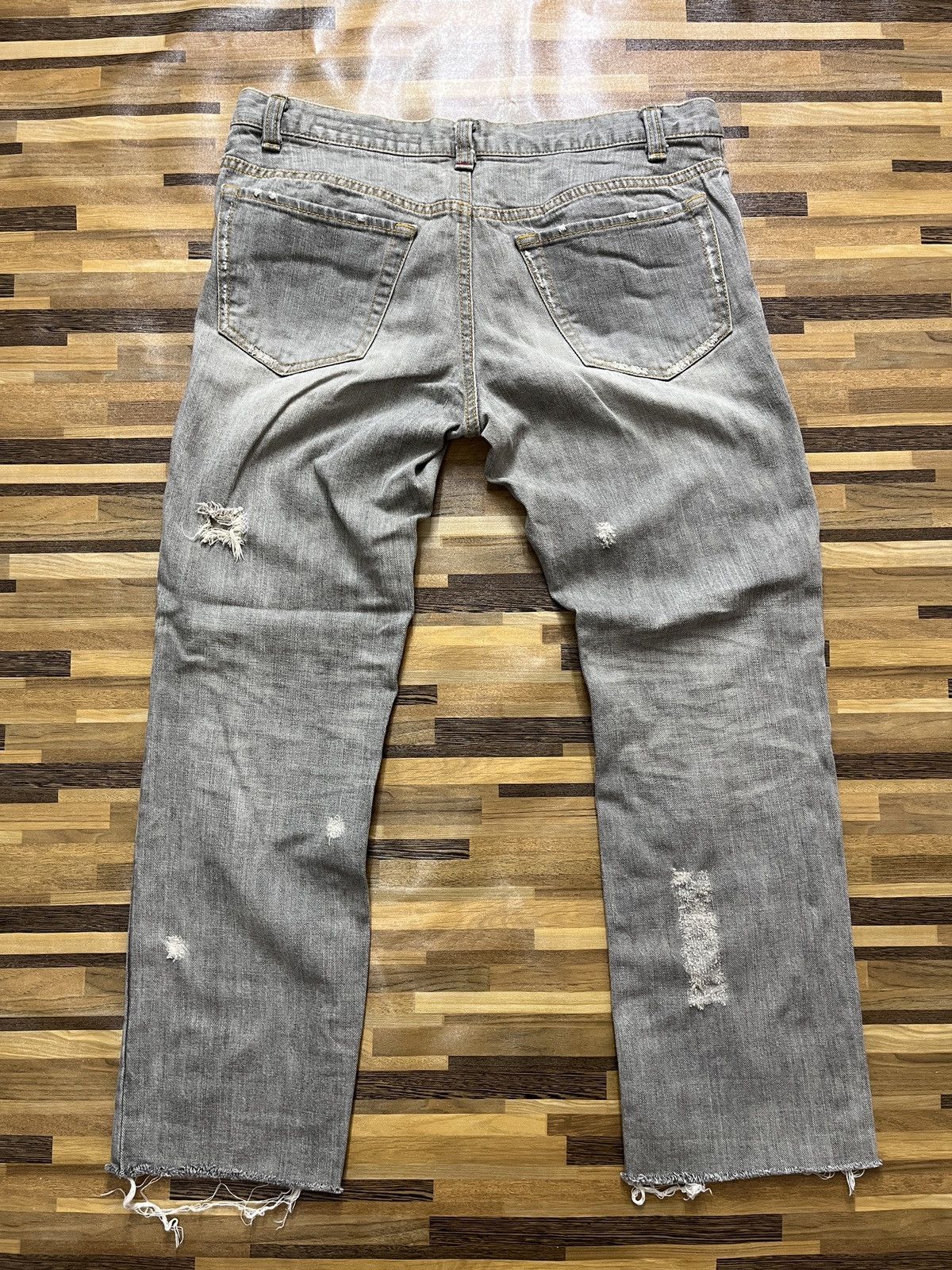 Designer × Issey Miyake × Japanese Brand Distressed Issey Miyake Sunao Kuwahara Patches Denim Size US 30 / EU 46 - 17 Thumbnail