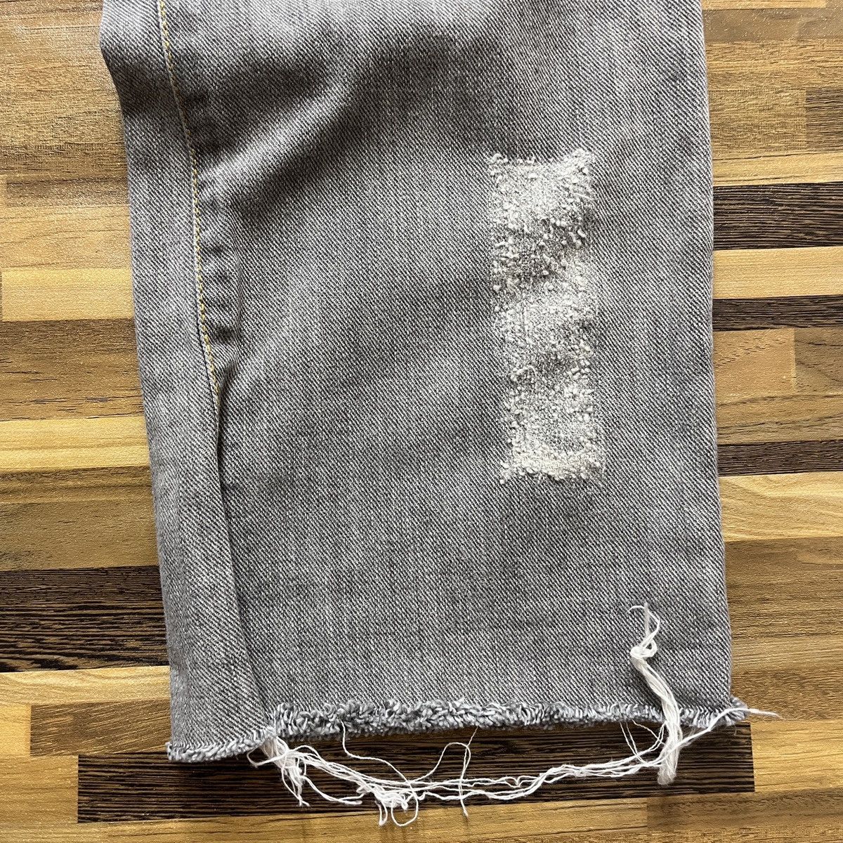 Designer × Issey Miyake × Japanese Brand Distressed Issey Miyake Sunao Kuwahara Patches Denim Size US 30 / EU 46 - 13 Thumbnail
