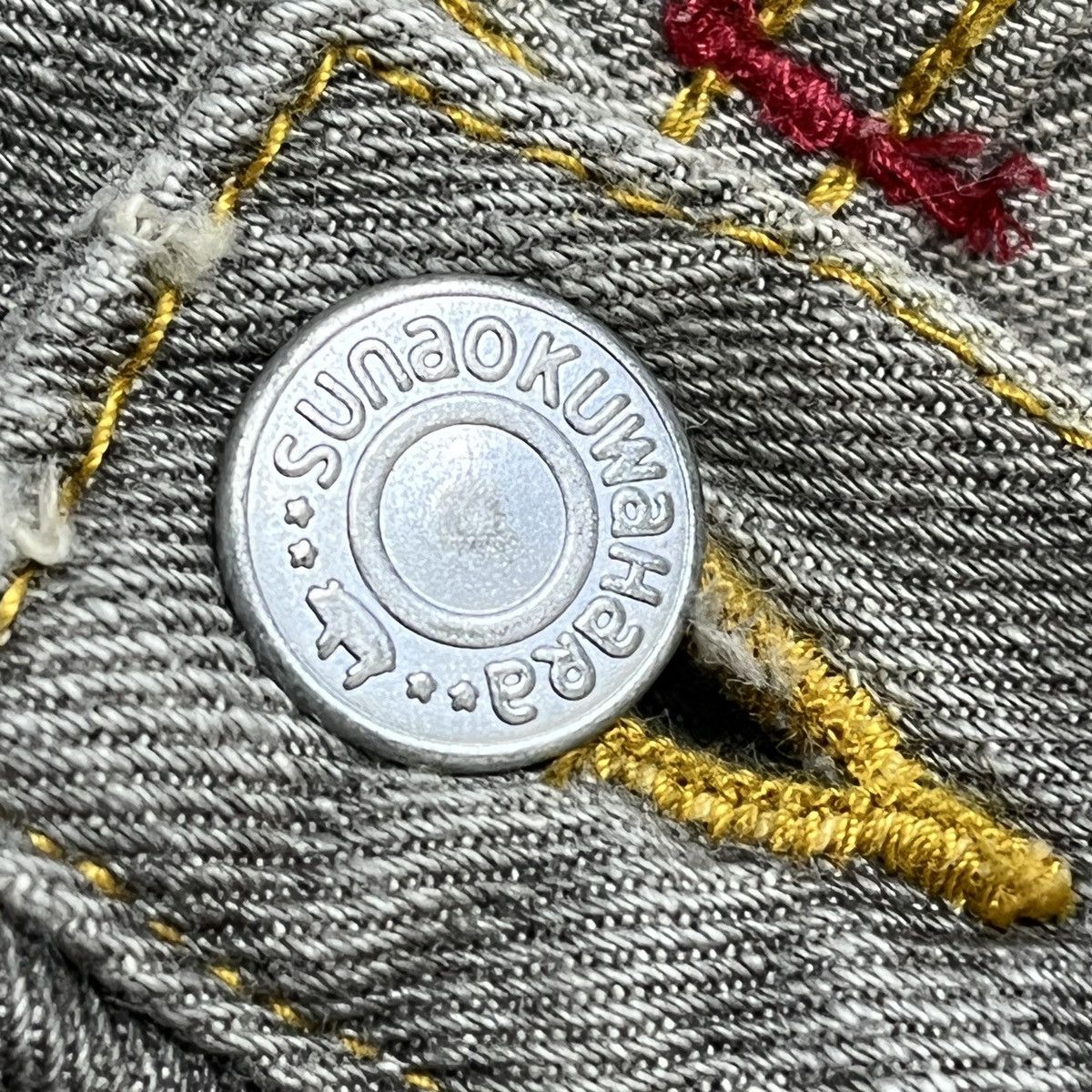 Designer × Issey Miyake × Japanese Brand Distressed Issey Miyake Sunao Kuwahara Patches Denim Size US 30 / EU 46 - 6 Thumbnail
