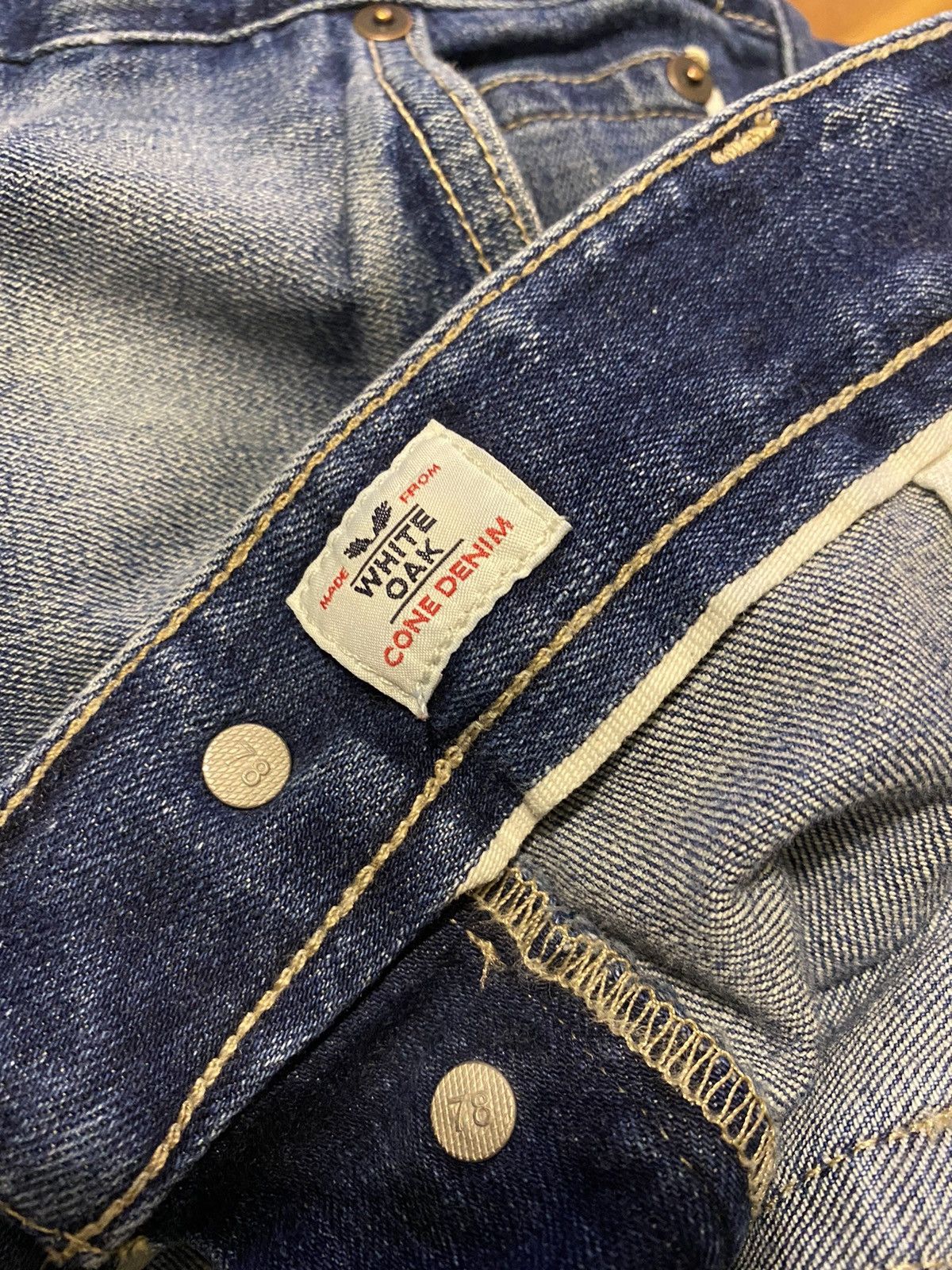 Banana Republic White Oak Cone Selvedge Denim Jeans 32 x 30 Size US 32 / EU 48 - 6 Thumbnail