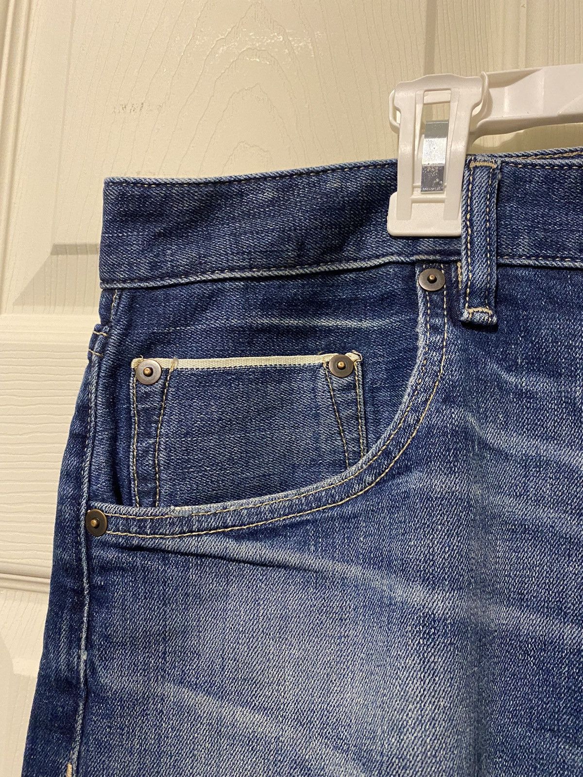Banana Republic White Oak Cone Selvedge Denim Jeans 32 x 30 Size US 32 / EU 48 - 2 Thumbnail