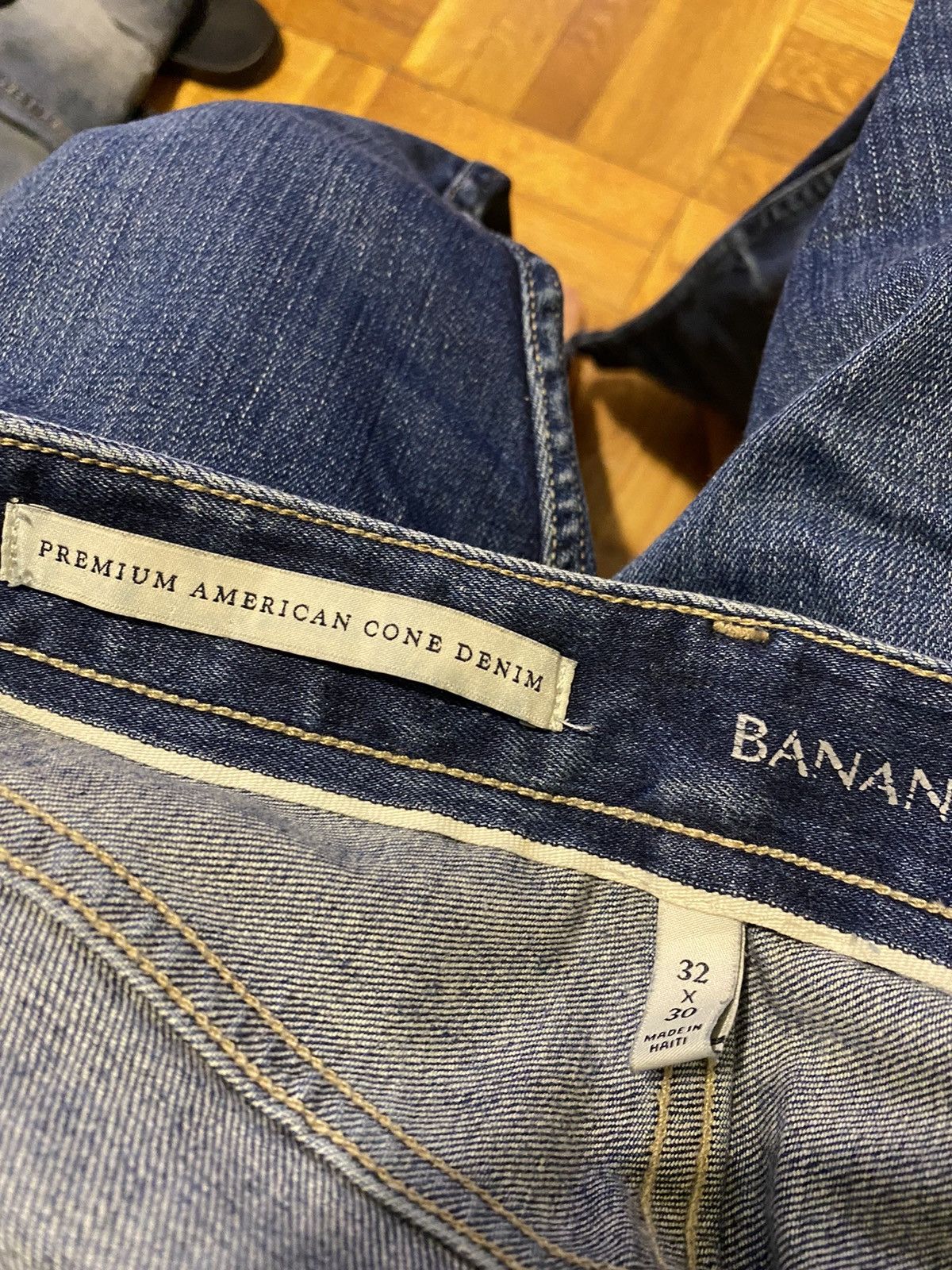 Banana Republic White Oak Cone Selvedge Denim Jeans 32 x 30 Size US 32 / EU 48 - 7 Thumbnail