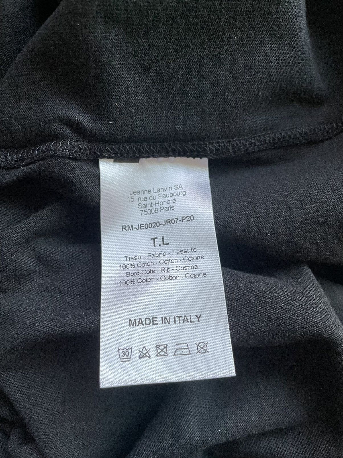 Lanvin Super Runway Logo Tee T-shirt Limited Edition Brand New Size US M / EU 48-50 / 2 - 13 Thumbnail