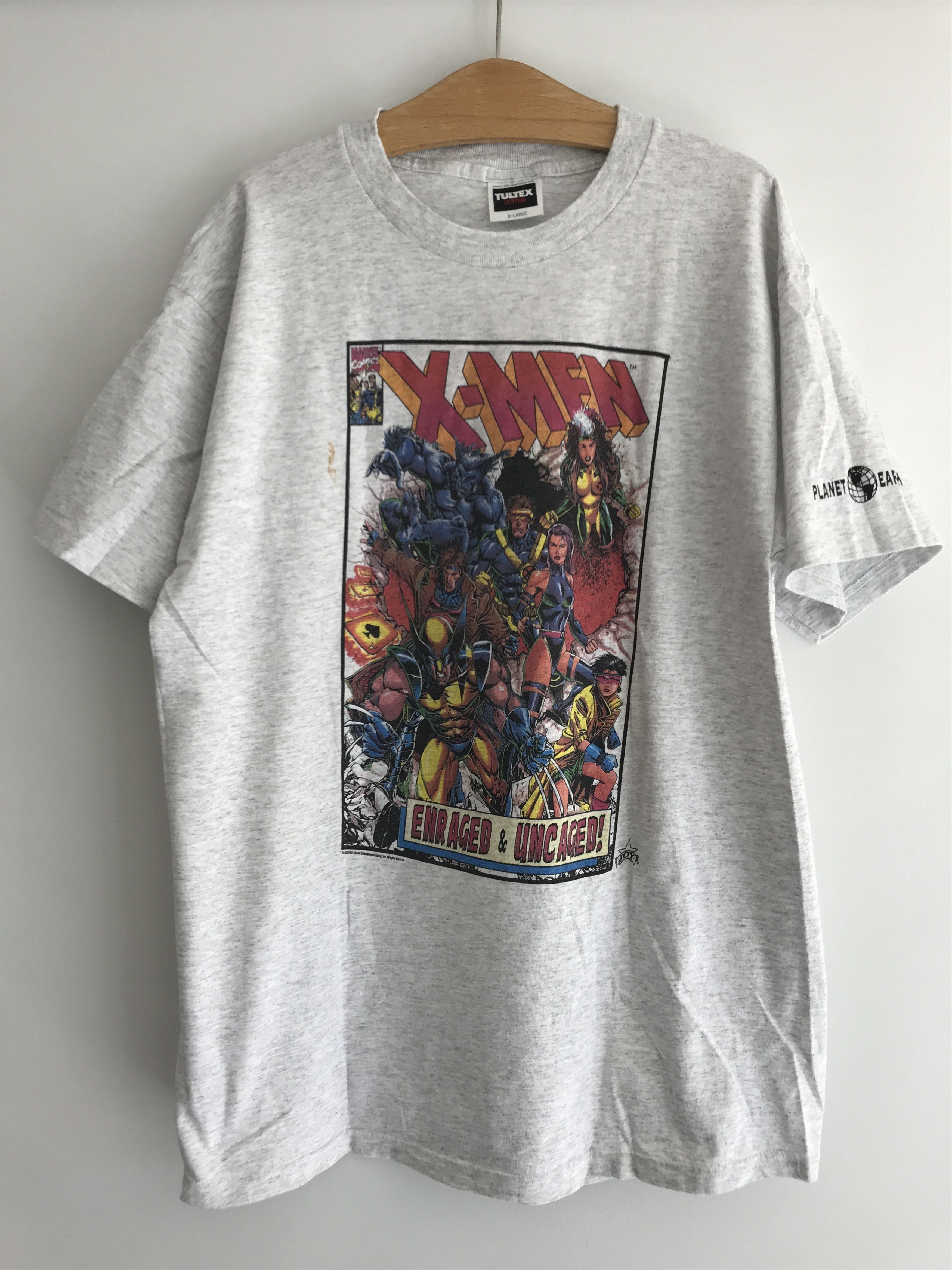 Marvel Comics × Tultex × Vintage Vintage 90s 1993 Marvel Comics X 