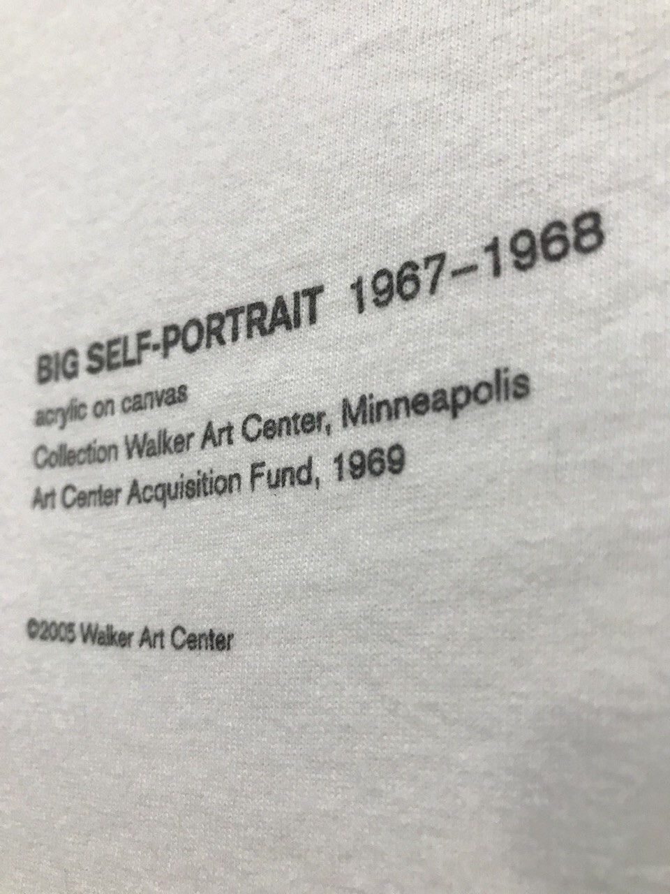 Art Comes First ‘05 Chuck Close “Big Self-Portrait” T-Shirt Size US M / EU 48-50 / 2 - 4 Thumbnail