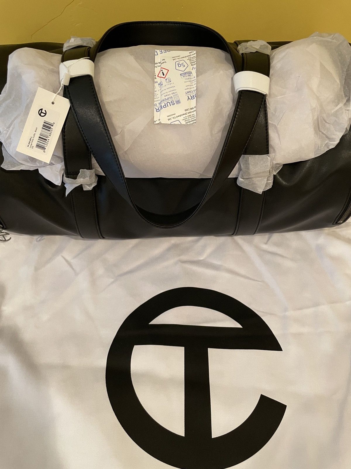 Telfar Telfar Large Black Duffle Bag Size ONE SIZE - 6 Thumbnail