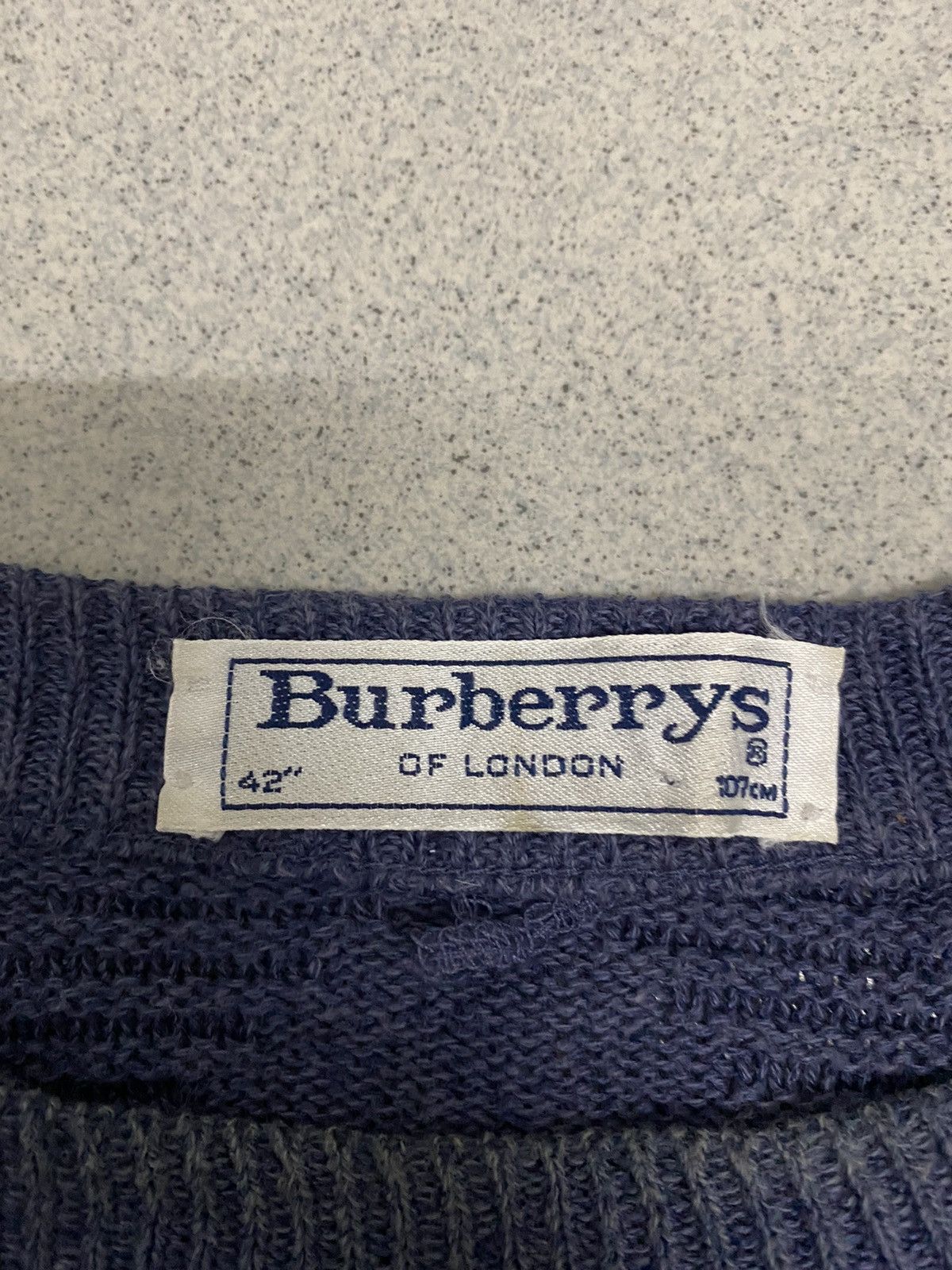 Burberry × Japanese Brand × Vintage Offer‼️Vintage Burberrys Knitwear Embroided Logo Size US XL / EU 56 / 4 - 5 Thumbnail