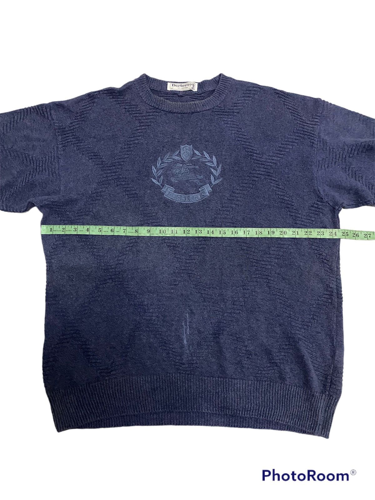 Burberry × Japanese Brand × Vintage Offer‼️Vintage Burberrys Knitwear Embroided Logo Size US XL / EU 56 / 4 - 9 Thumbnail