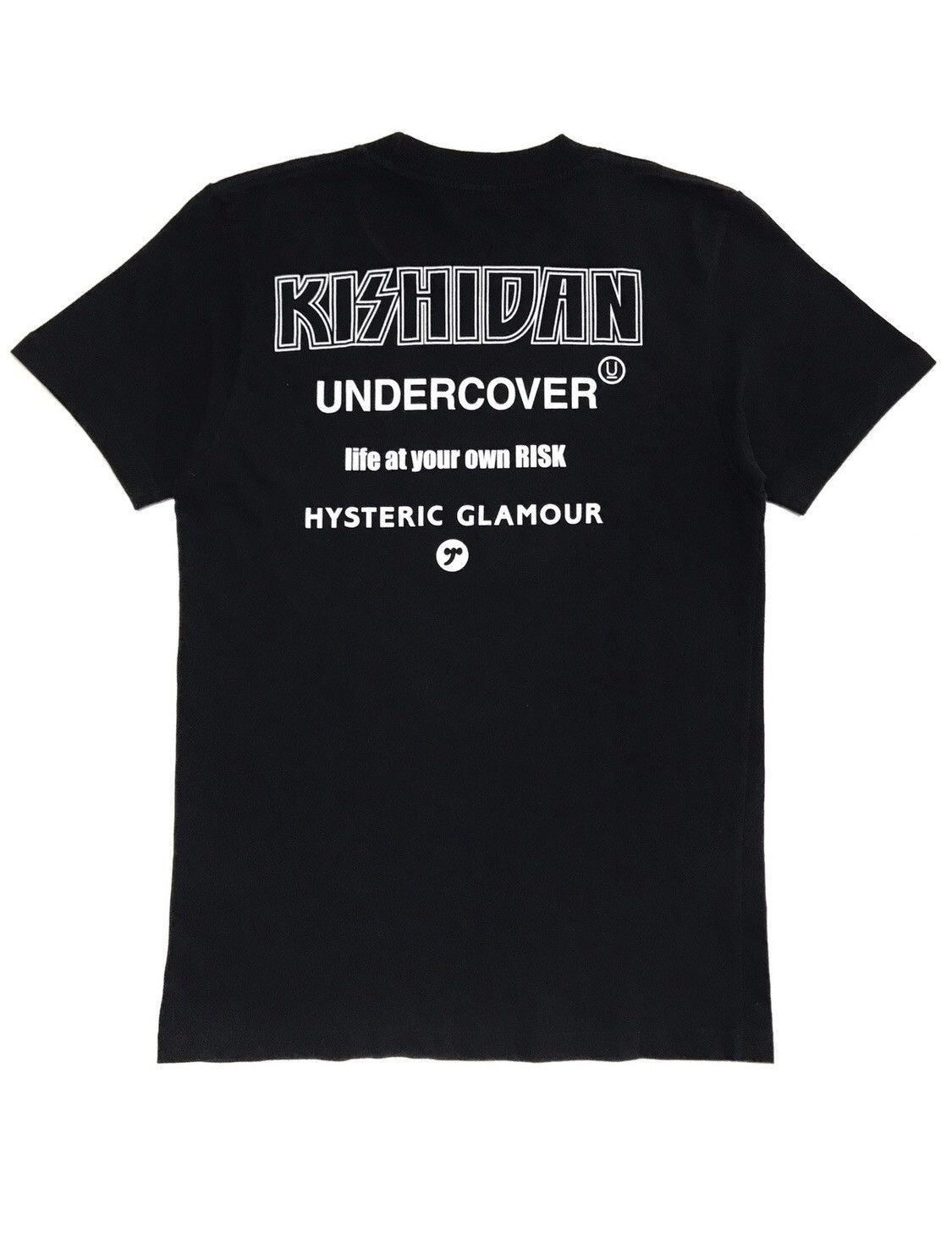 image of Hysteric Glamour x Undercover Kishidan “Show Yan” T-Shirt in Black, Men's (Size Small)