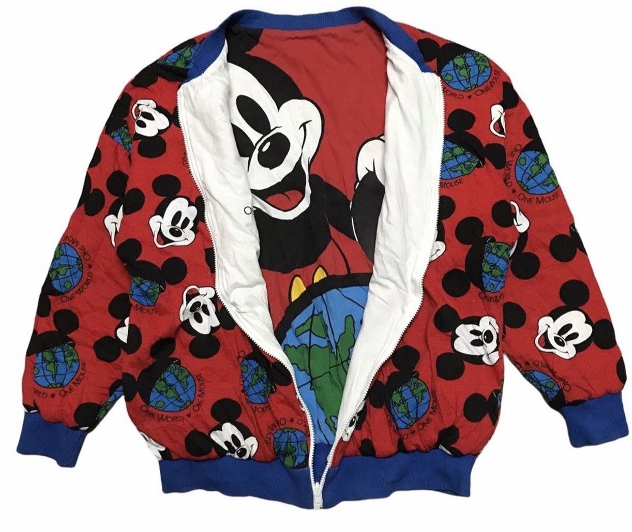 Cartoon Network × Disney × Vintage Offer‼️Vintage Mickey Mouse Reversible Jacket Size US L / EU 52-54 / 3 - 4 Thumbnail