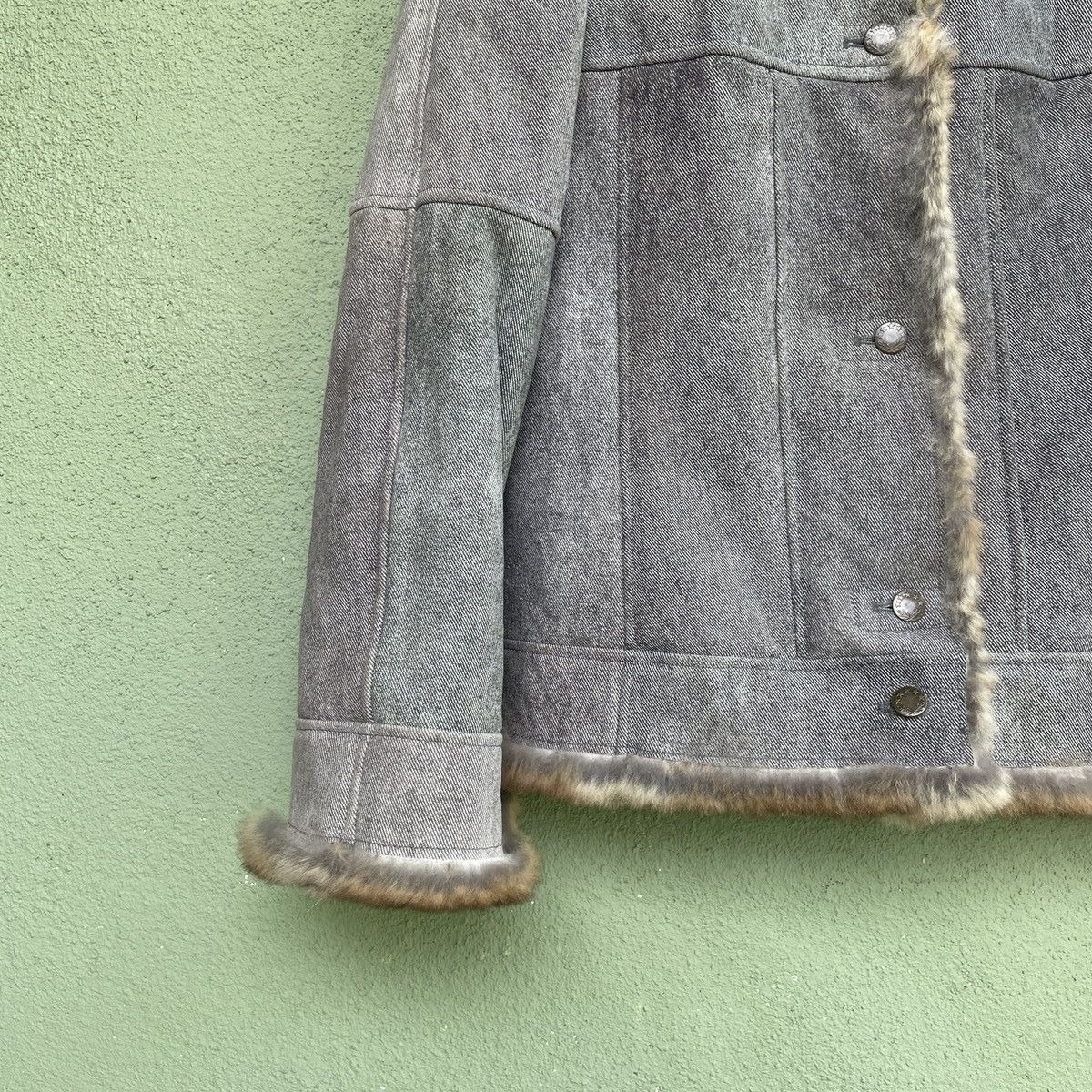 Designer × Japanese Brand Vintage TRICKY Soft Fleece Inside Button Ups Jacket Size US S / EU 44-46 / 1 - 5 Thumbnail