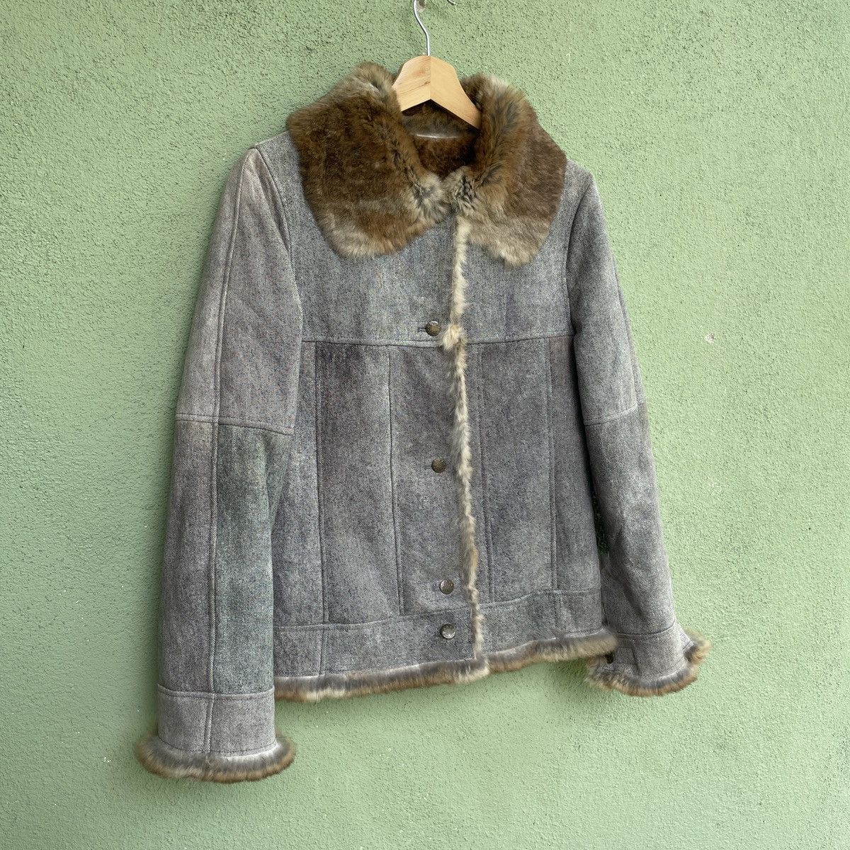 Designer × Japanese Brand Vintage TRICKY Soft Fleece Inside Button Ups Jacket Size US S / EU 44-46 / 1 - 3 Thumbnail