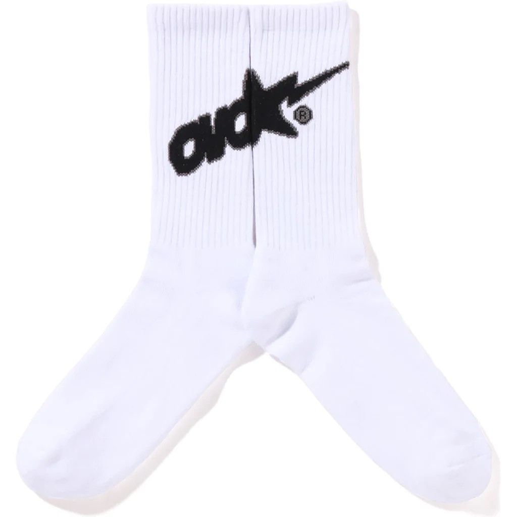 Bape × October's Very Own (Size M) BAPE X OVO Socks White Size ONE SIZE - 2 Thumbnail