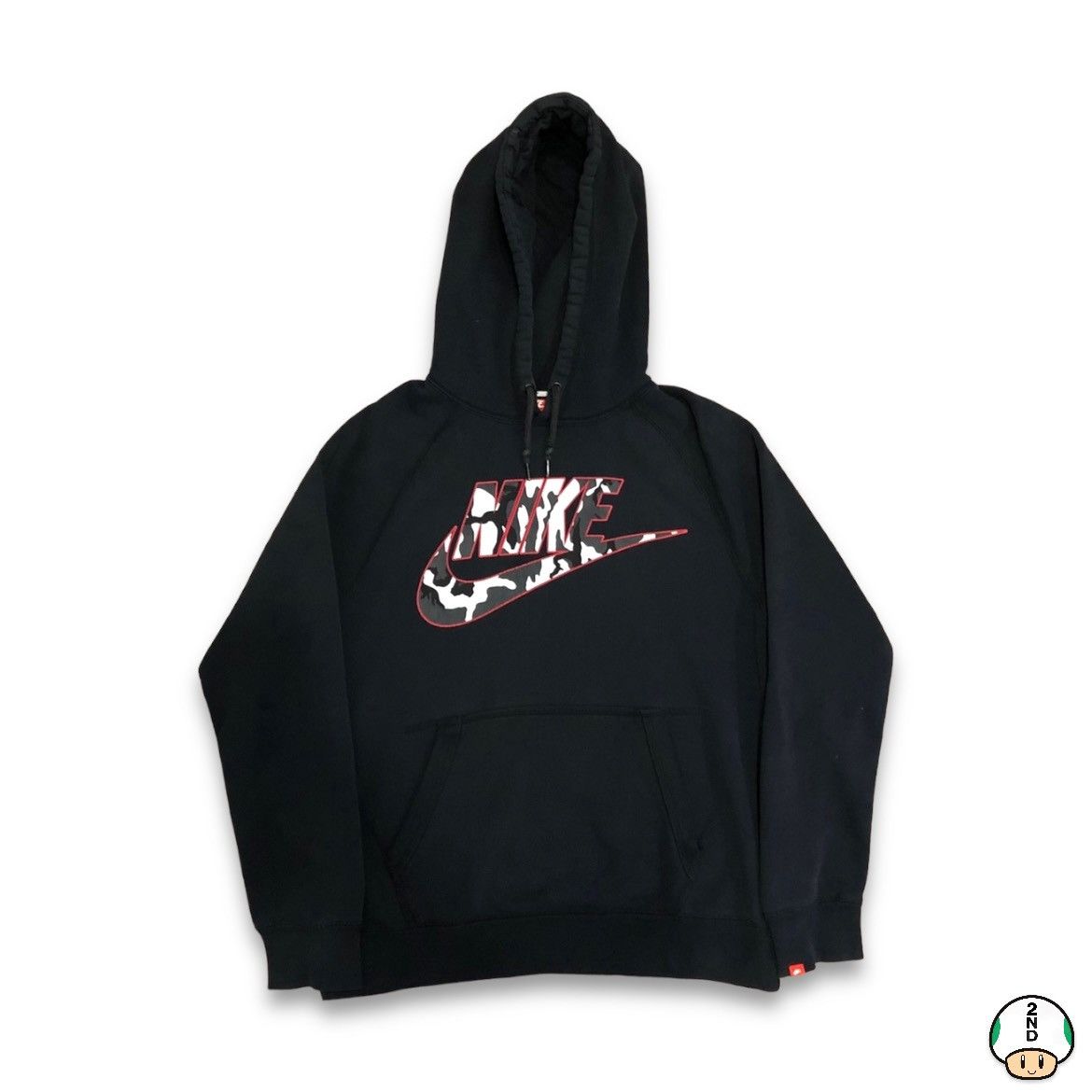 Nike Nike Sportswear Hoodie Swoosh Pullover Hooded Sweatshirt Size US M / EU 48-50 / 2 - 1 Thumbnail