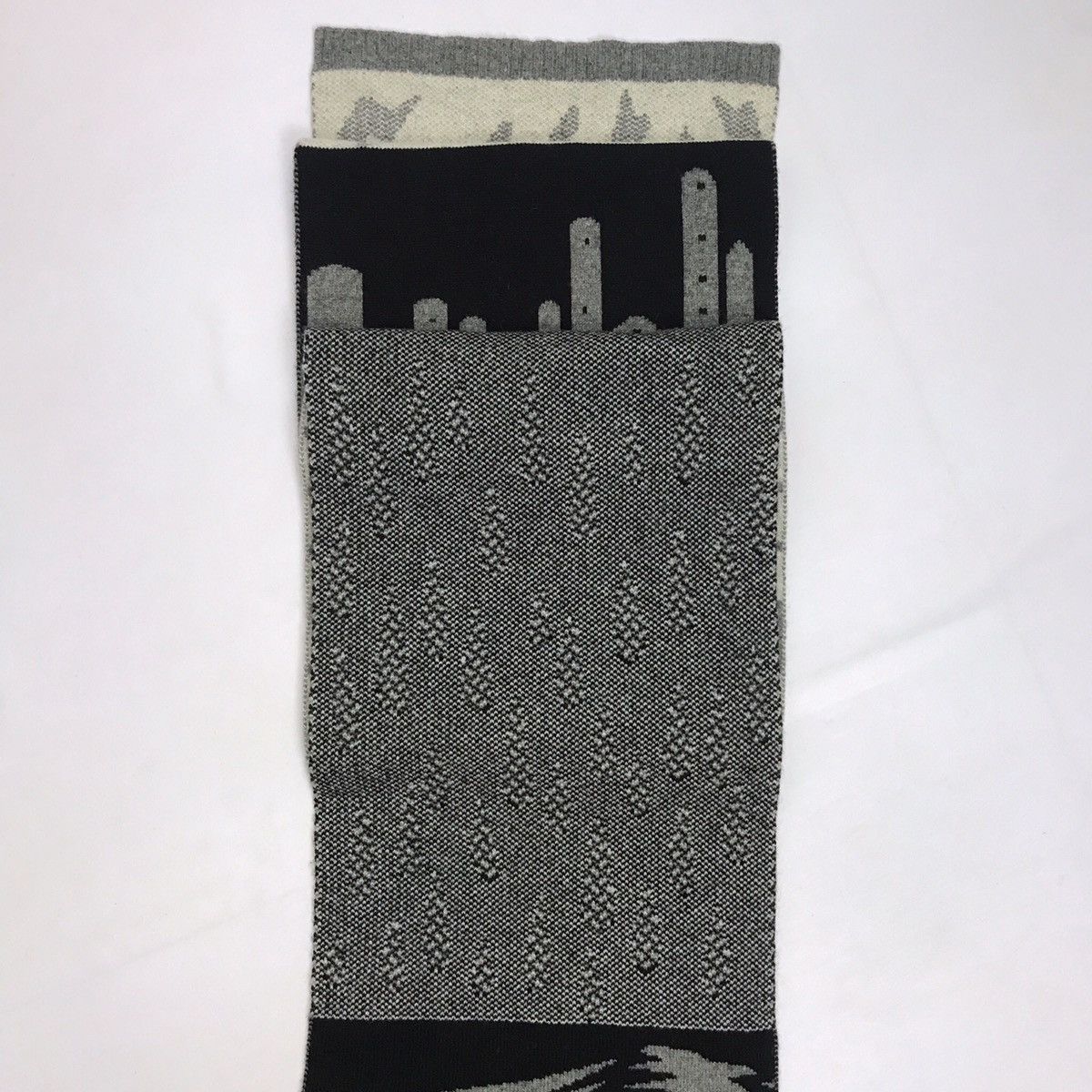 Marc by Marc Jacobs Marc Jacobs City Scape Soft Merino Wool Long Scarf Size ONE SIZE - 9 Thumbnail