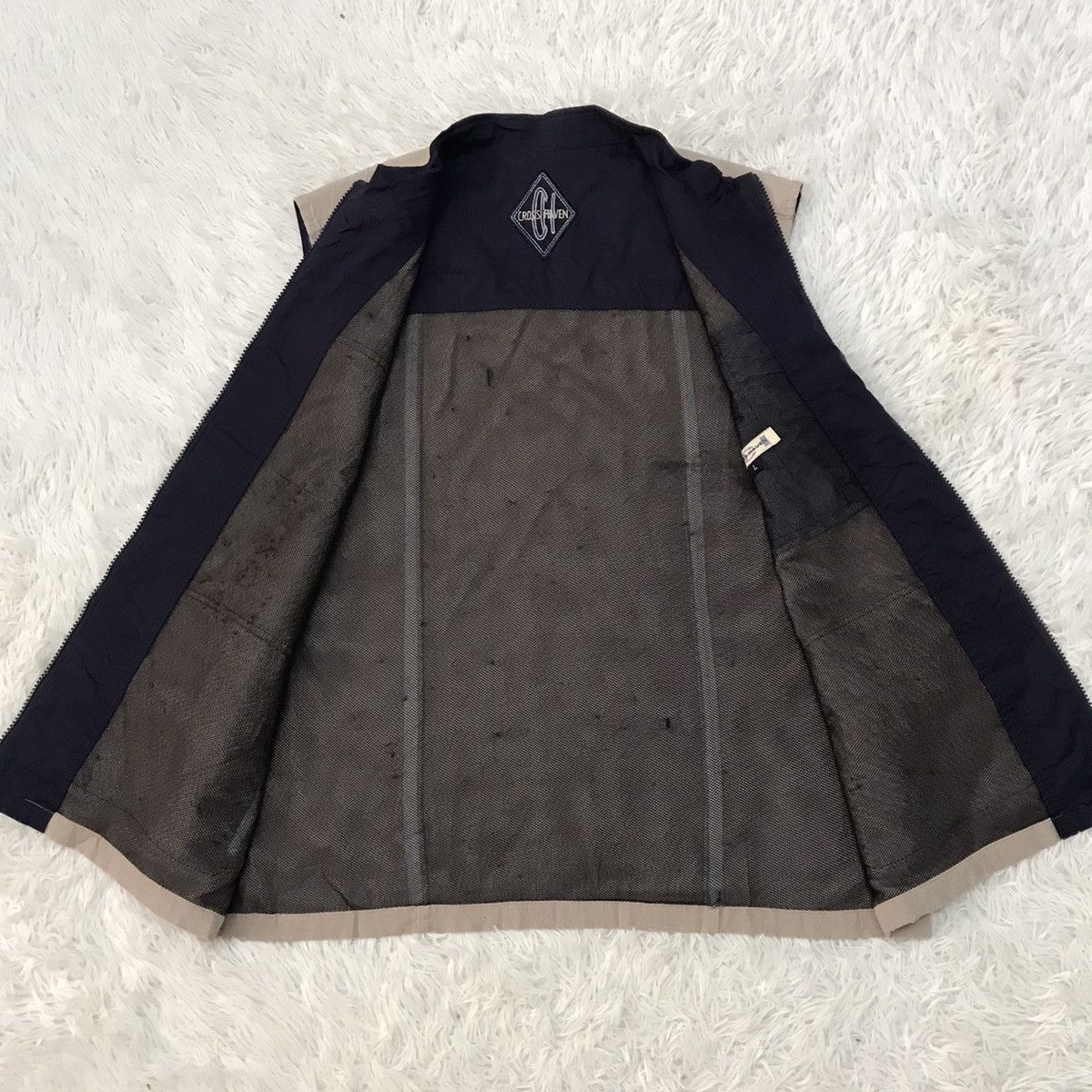 Japanese Brand MULTI POCKET VEST TANK TOP CROSS HAVEN RARE DESIGN👍 Size US L / EU 52-54 / 3 - 15 Thumbnail