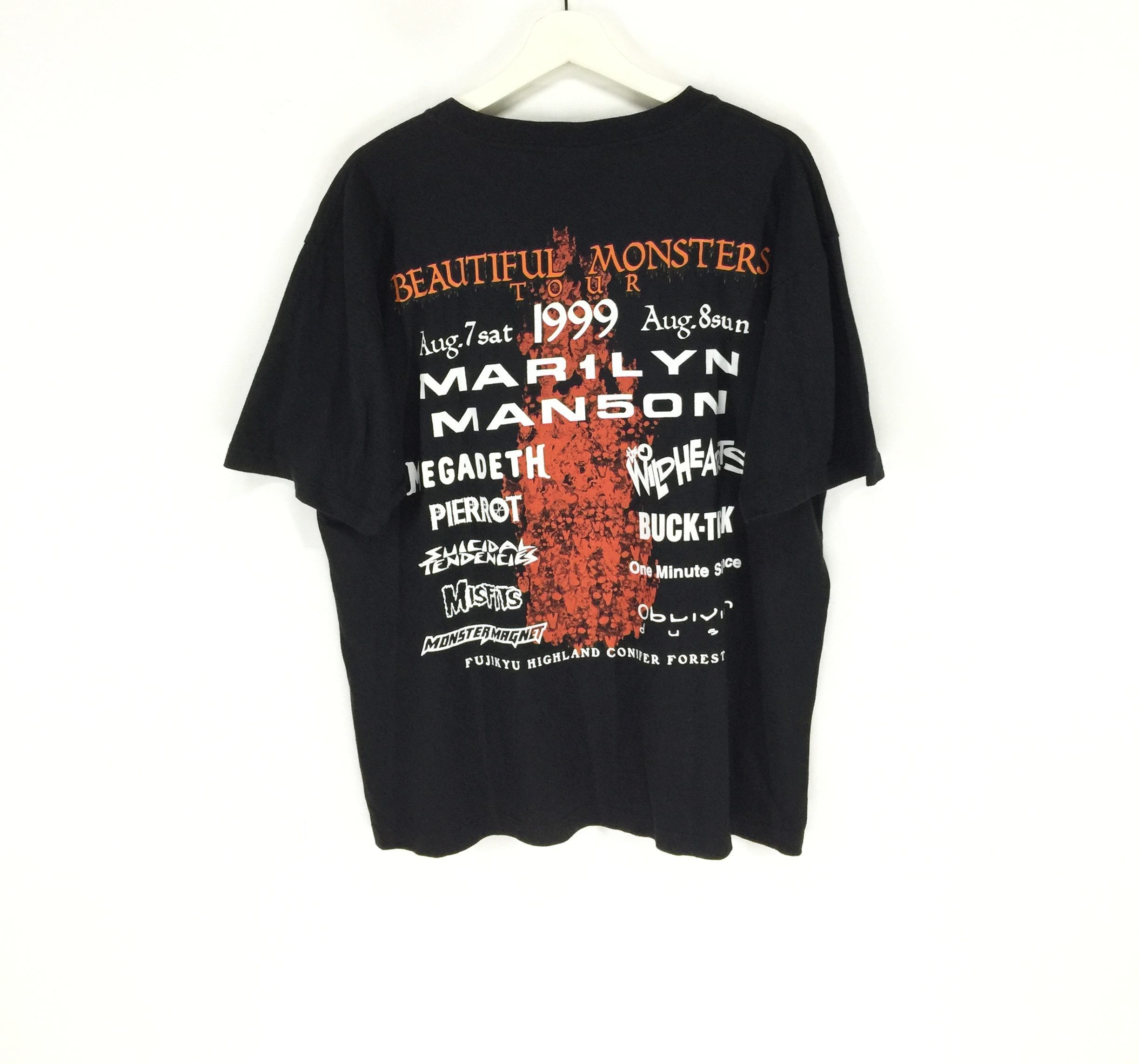 Band Tees × Vintage Hole and Marilyn manson beautiful monster vtg 90s tee Size US L / EU 52-54 / 3 - 2 Thumbnail
