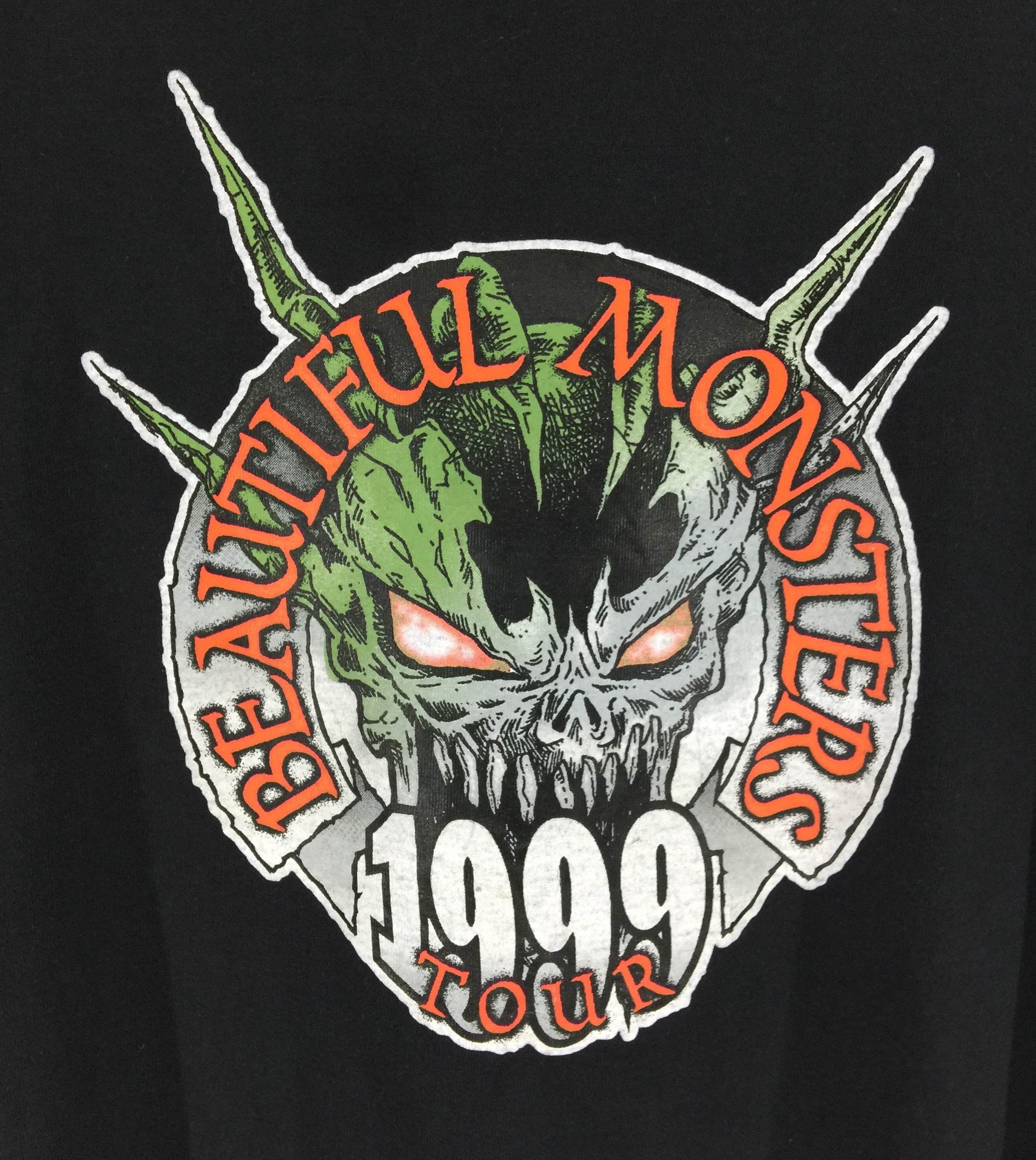 Band Tees × Vintage Hole and Marilyn manson beautiful monster vtg 90s tee Size US L / EU 52-54 / 3 - 3 Thumbnail